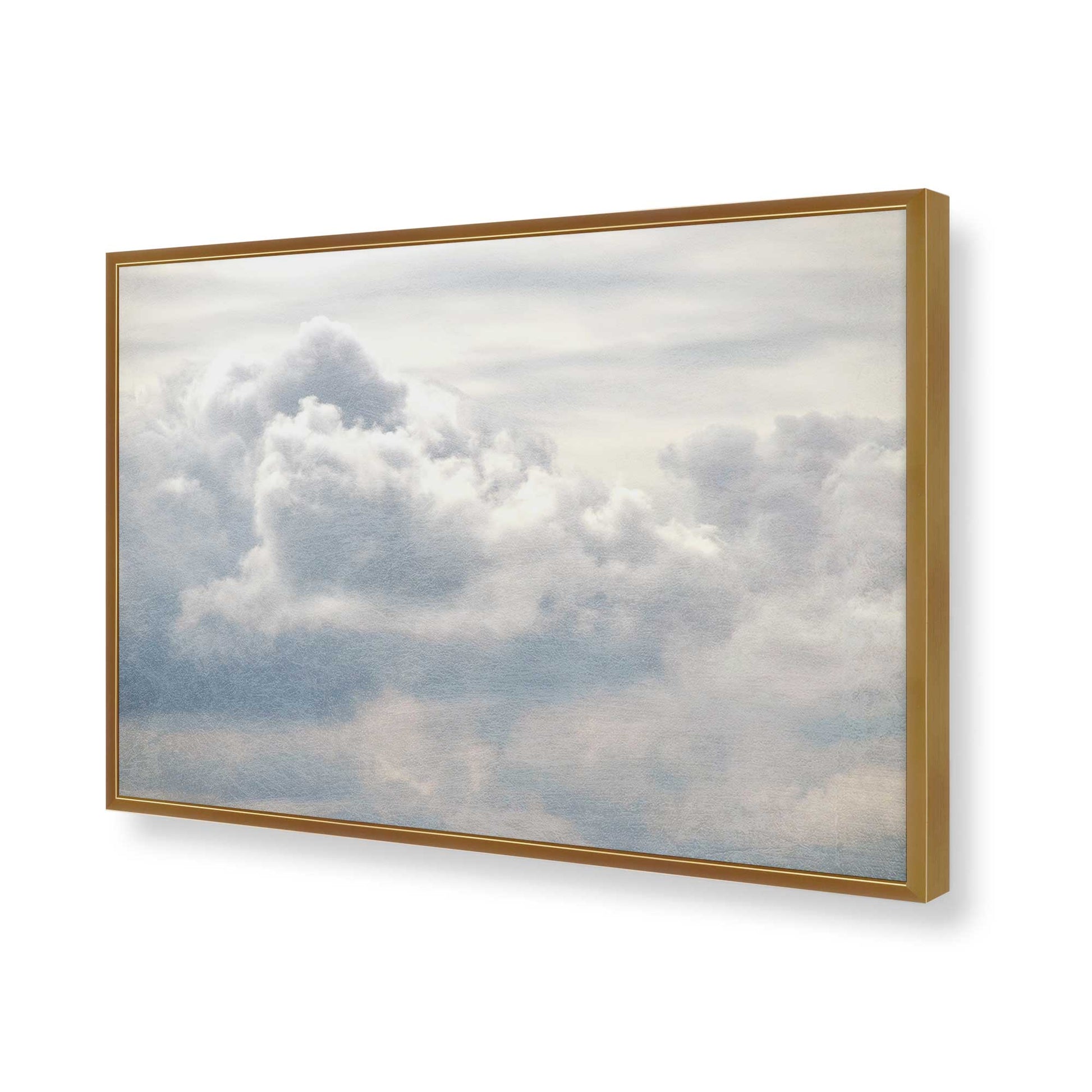 [Color:Polished Gold], Picture of art in a Polished Gold frame of the corner