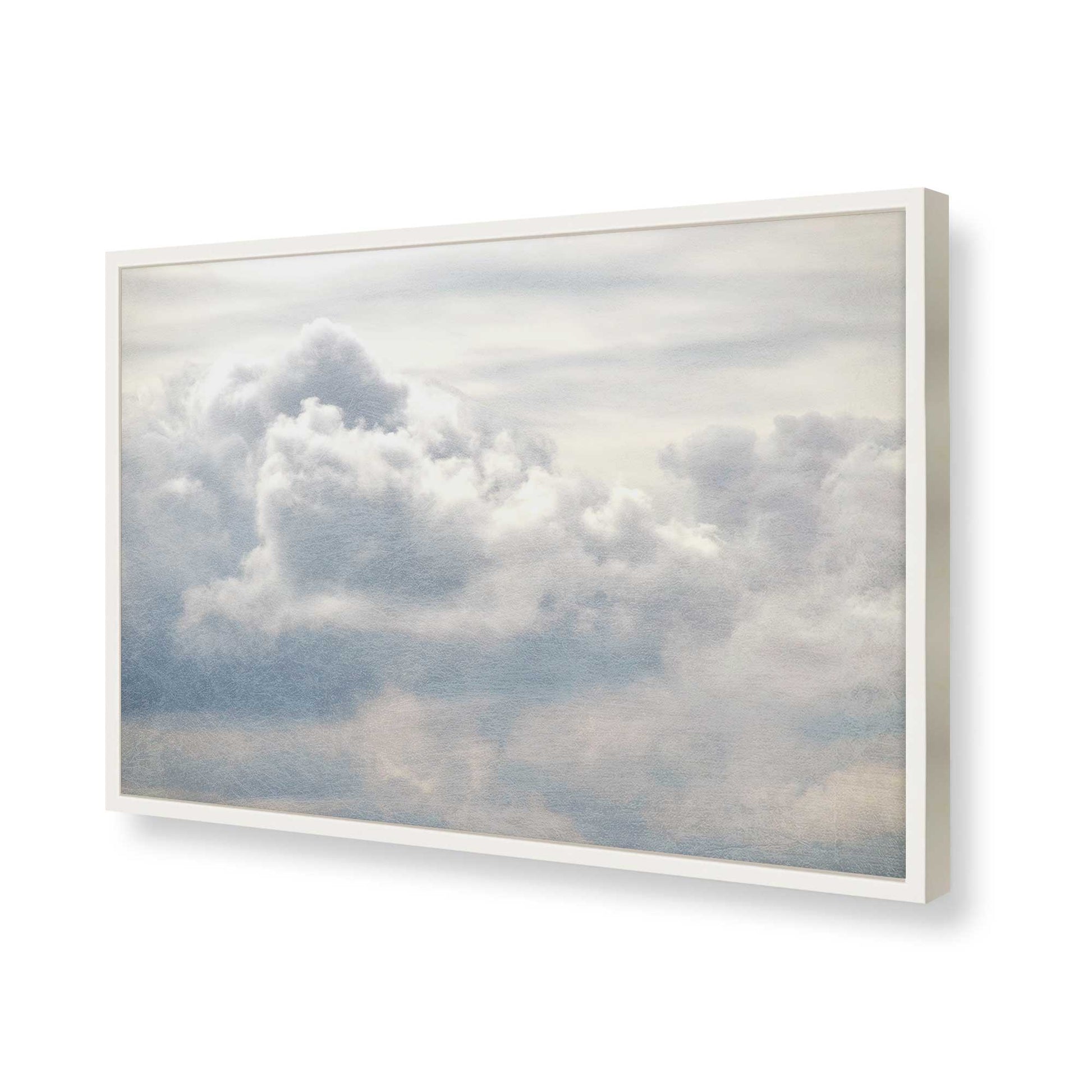 [Color:Opaque White], Picture of art in a Opaque White frame of the corner