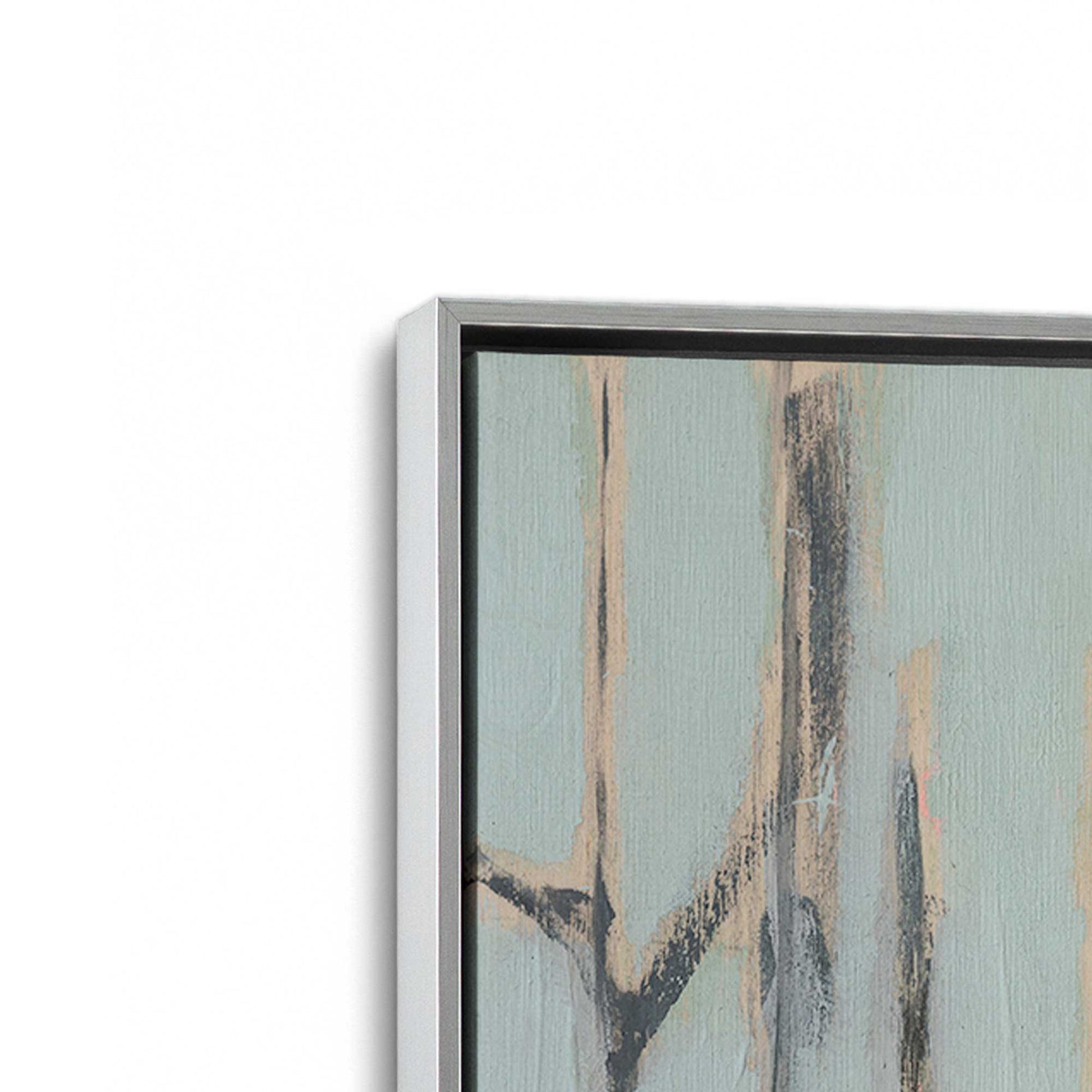 [Color:Polished Chrome], Picture of art in a Polished Chrome frame at an angle