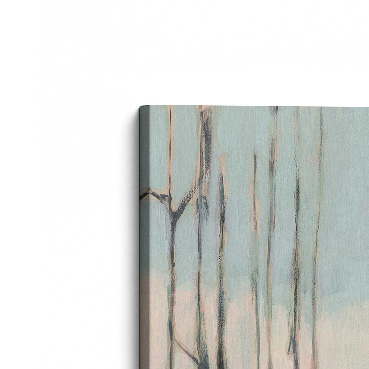 [Color:Stretched Canvas], Picture of the corner of the art