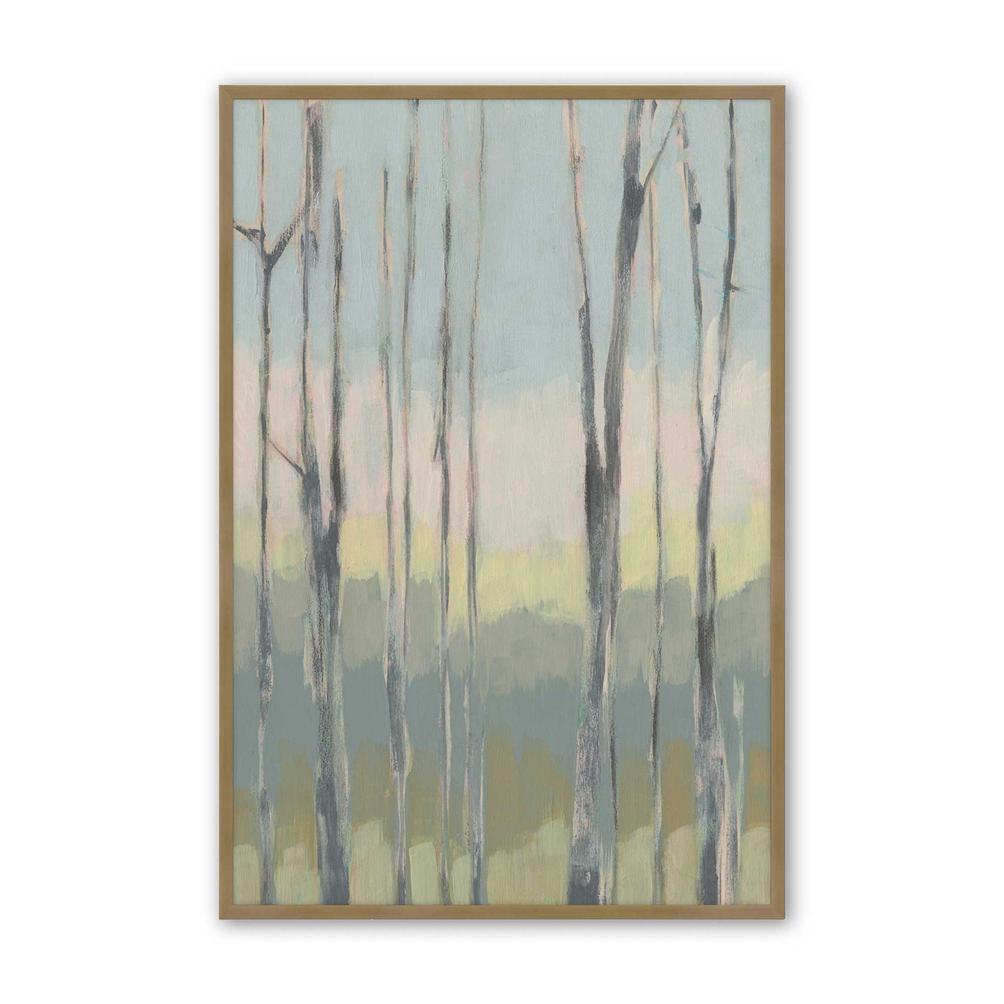 [Color:Brushed Gold], Picture of art in a Brushed Gold frame