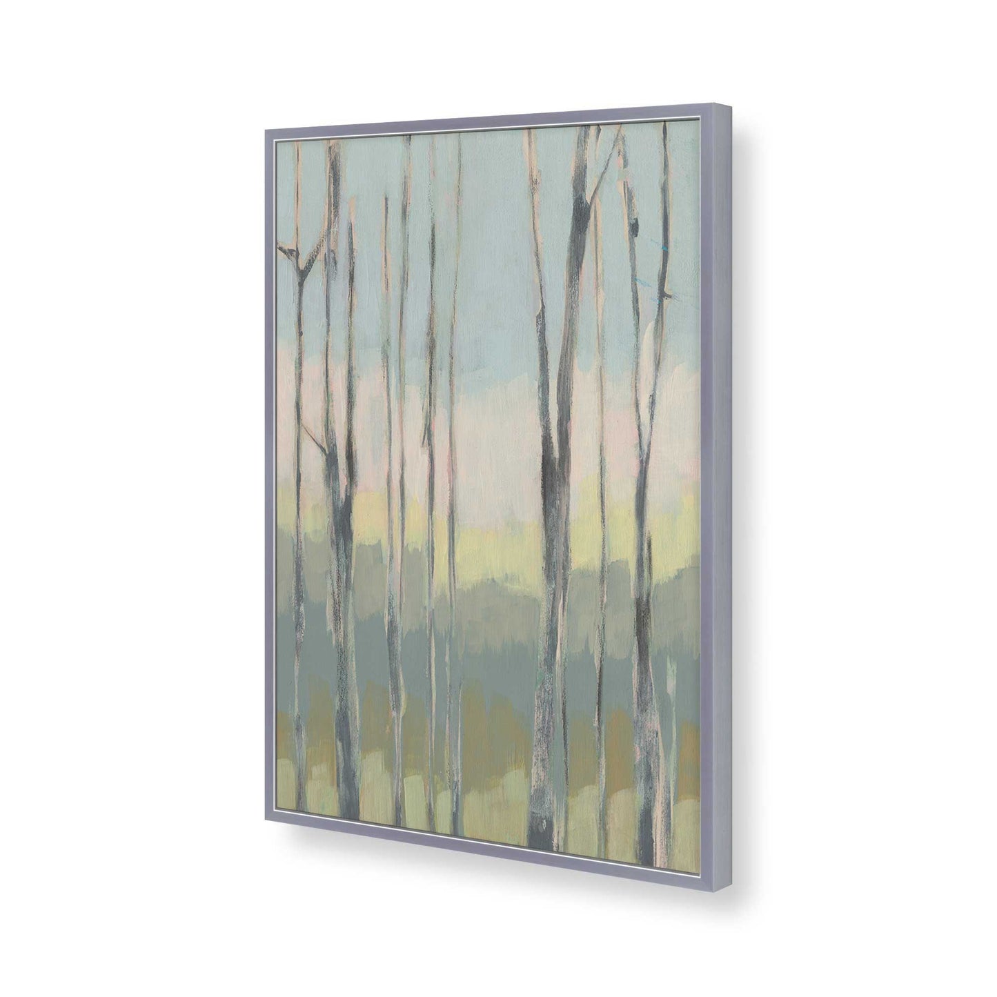 [Color:Polished Chrome], Picture of art in a Polished Chrome frame of the corner