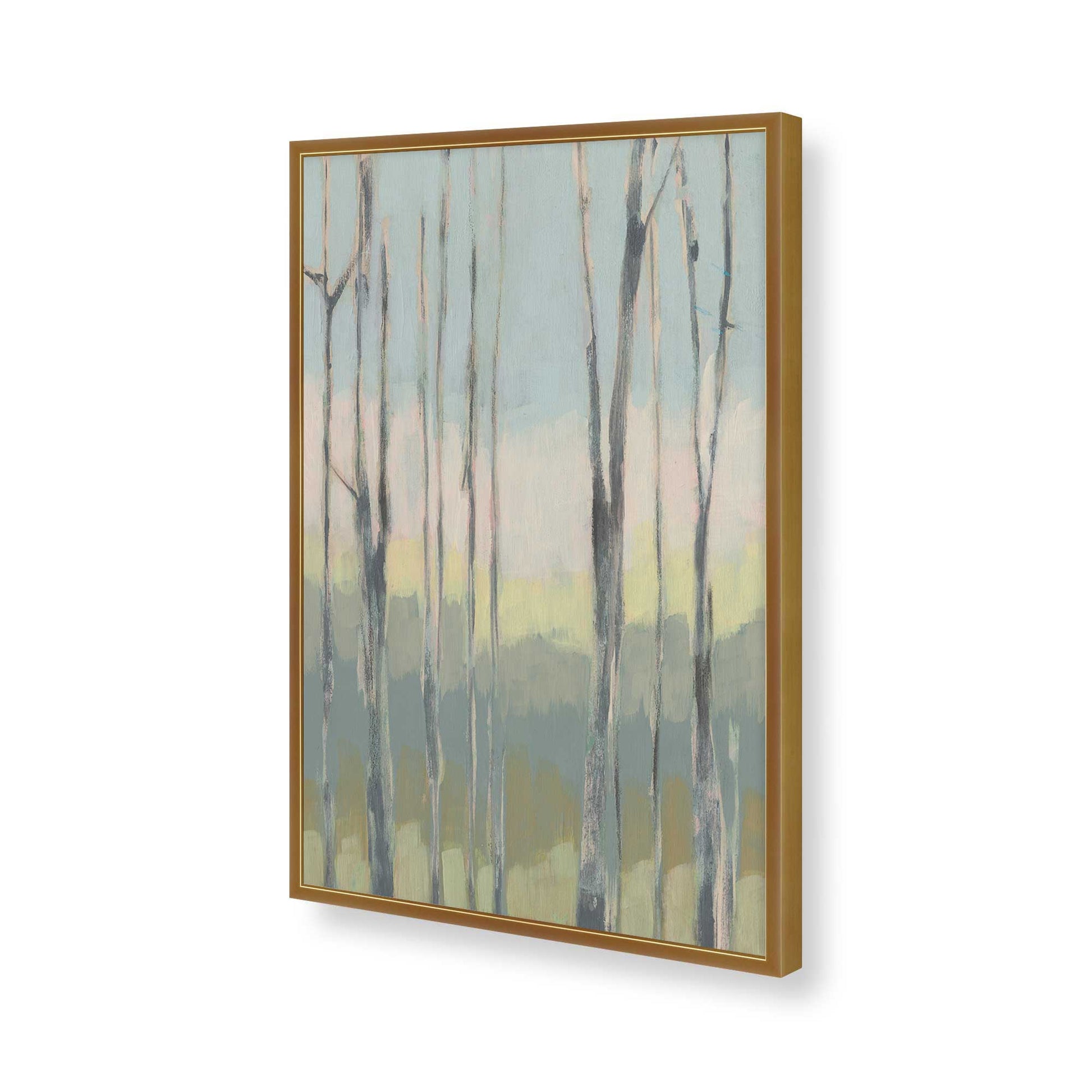 [Color:Polished Gold], Picture of art in a Polished Gold frame of the corner