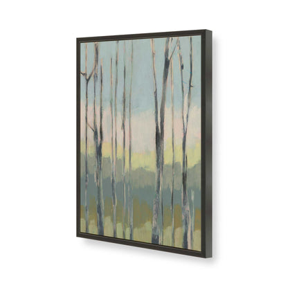 [Color:Satin Black], Picture of art in a Satin Black frame of the corner