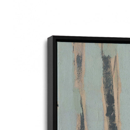 [Color:Satin Black], Picture of art in a Satin Black frame at an angle