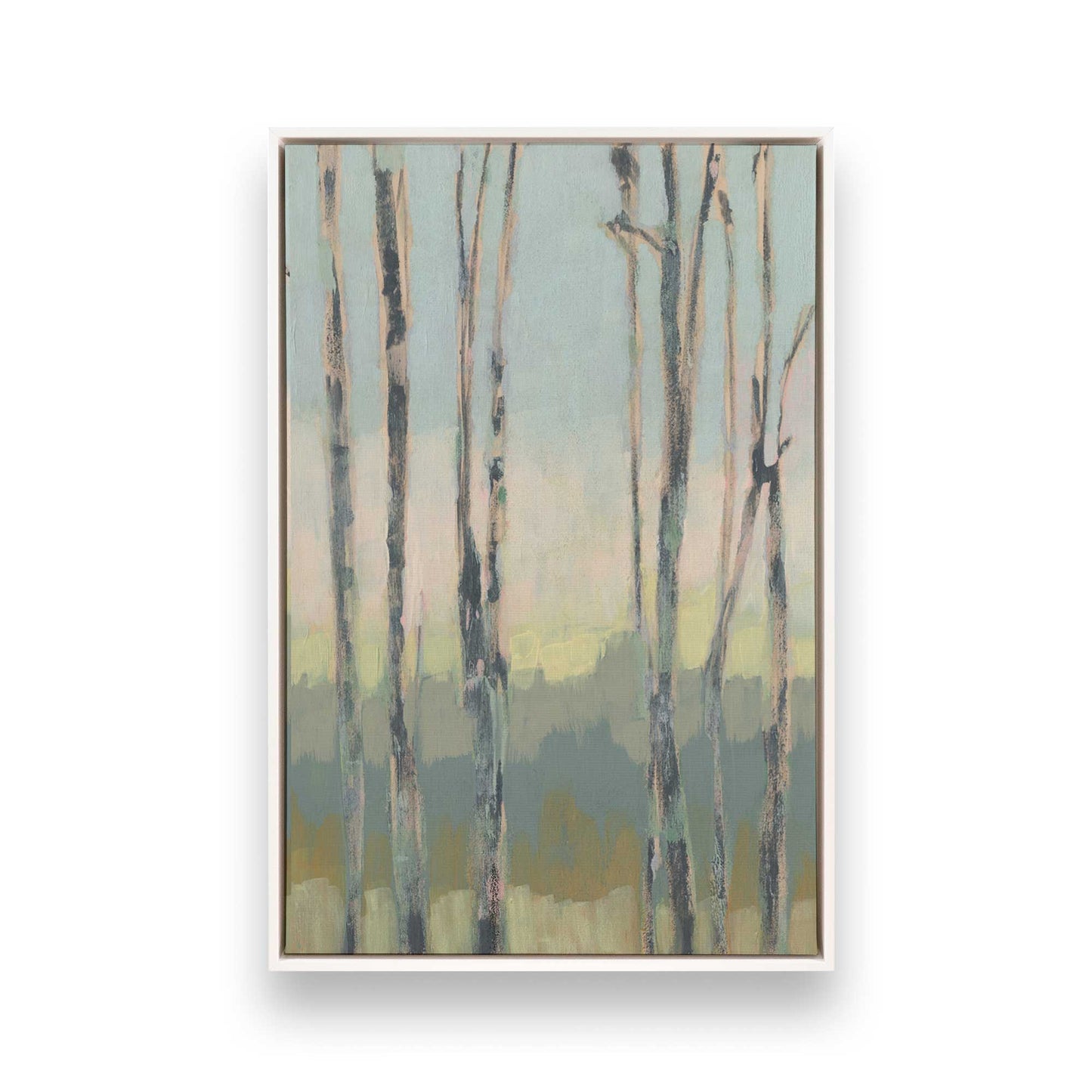 [Color:Opaque White], Picture of art in a White frame
