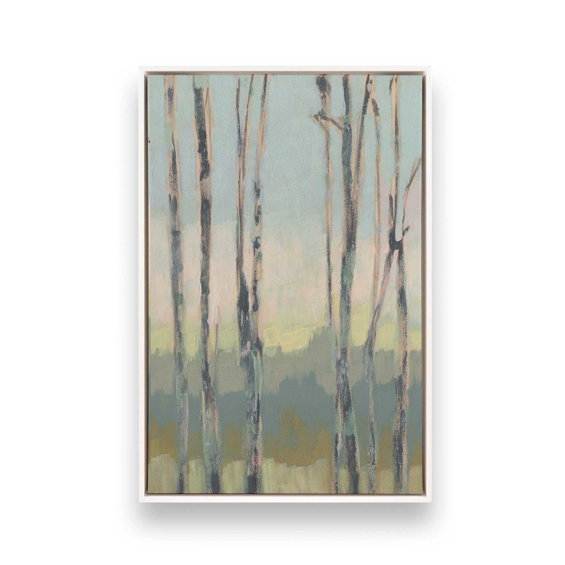 [Color:Opaque White], Picture of art in a White frame
