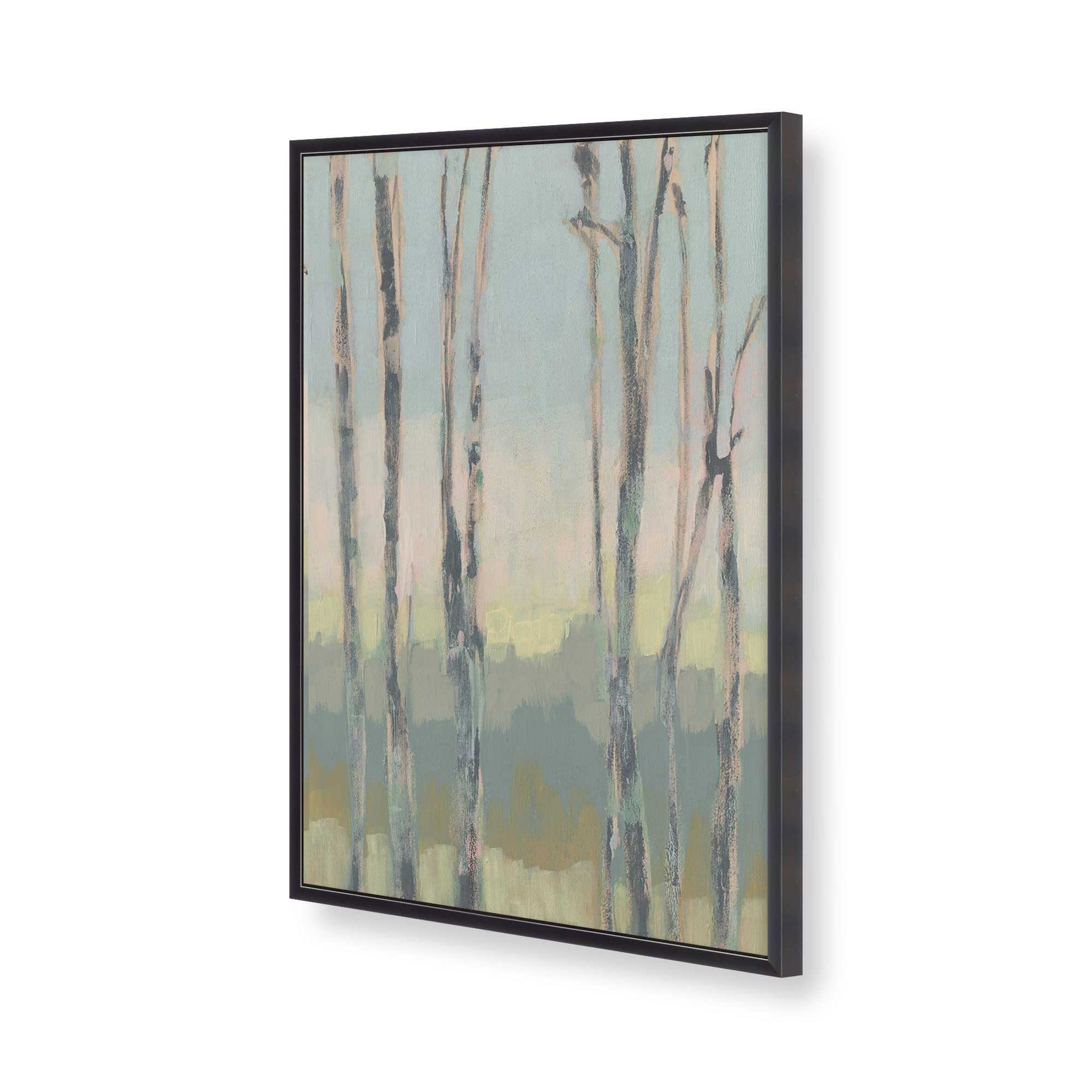 [Color:Weathered Zinc], Picture of art in a Weathered Zinc frame of the corner