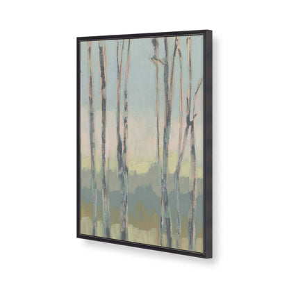 [Color:Weathered Zinc], Picture of art in a Weathered Zinc frame of the corner