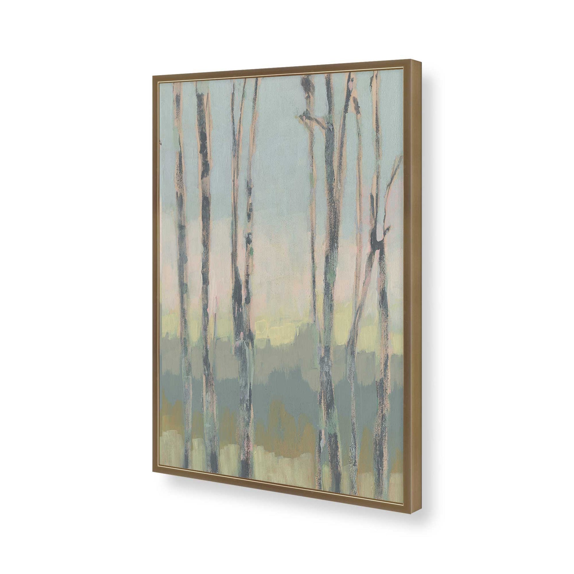 [Color:Brushed Gold], Picture of art in a Brushed Gold frame of the corner