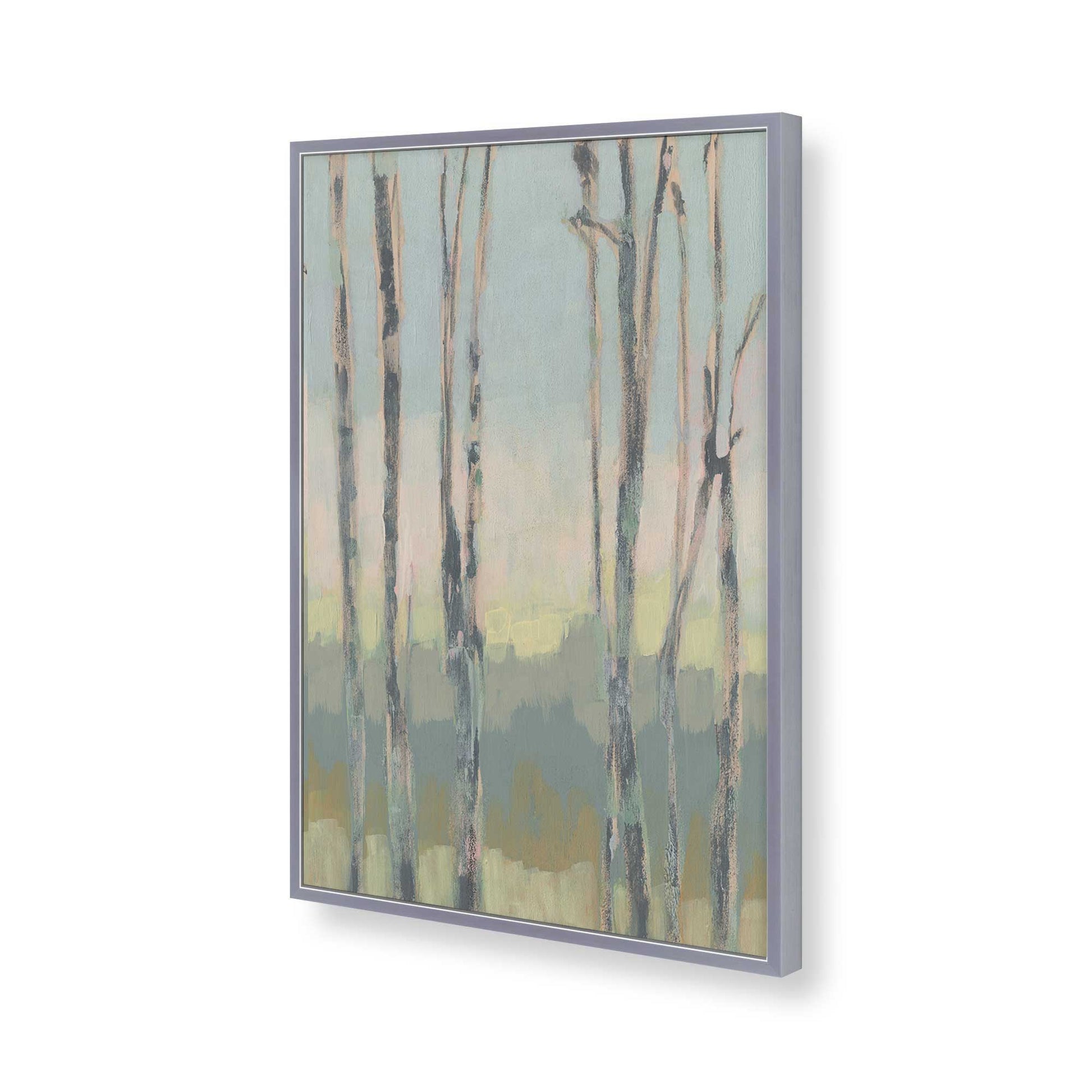 [Color:Polished Chrome], Picture of art in a Polished Chrome frame of the corner