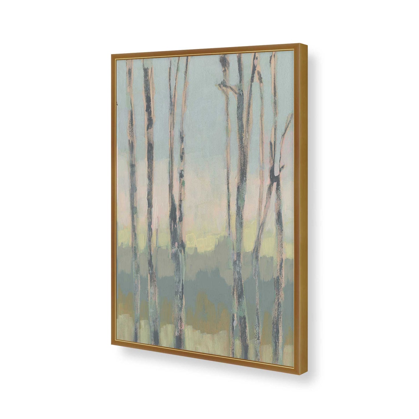 [Color:Polished Gold], Picture of art in a Polished Gold frame of the corner