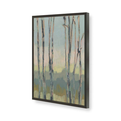 [Color:Satin Black], Picture of art in a Satin Black frame of the corner