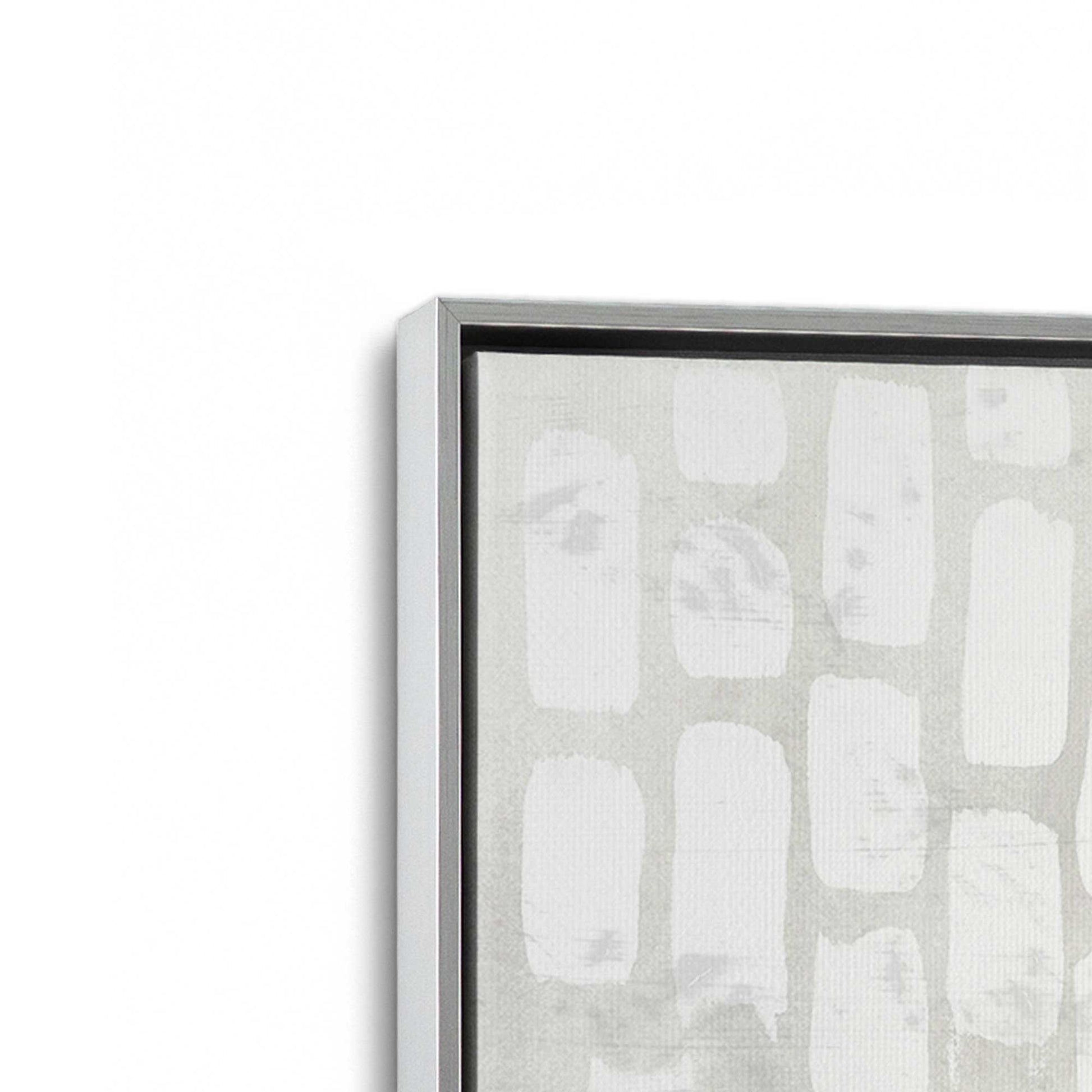 [Color:Polished Chrome], Picture of art in a Polished Chrome frame at an angle