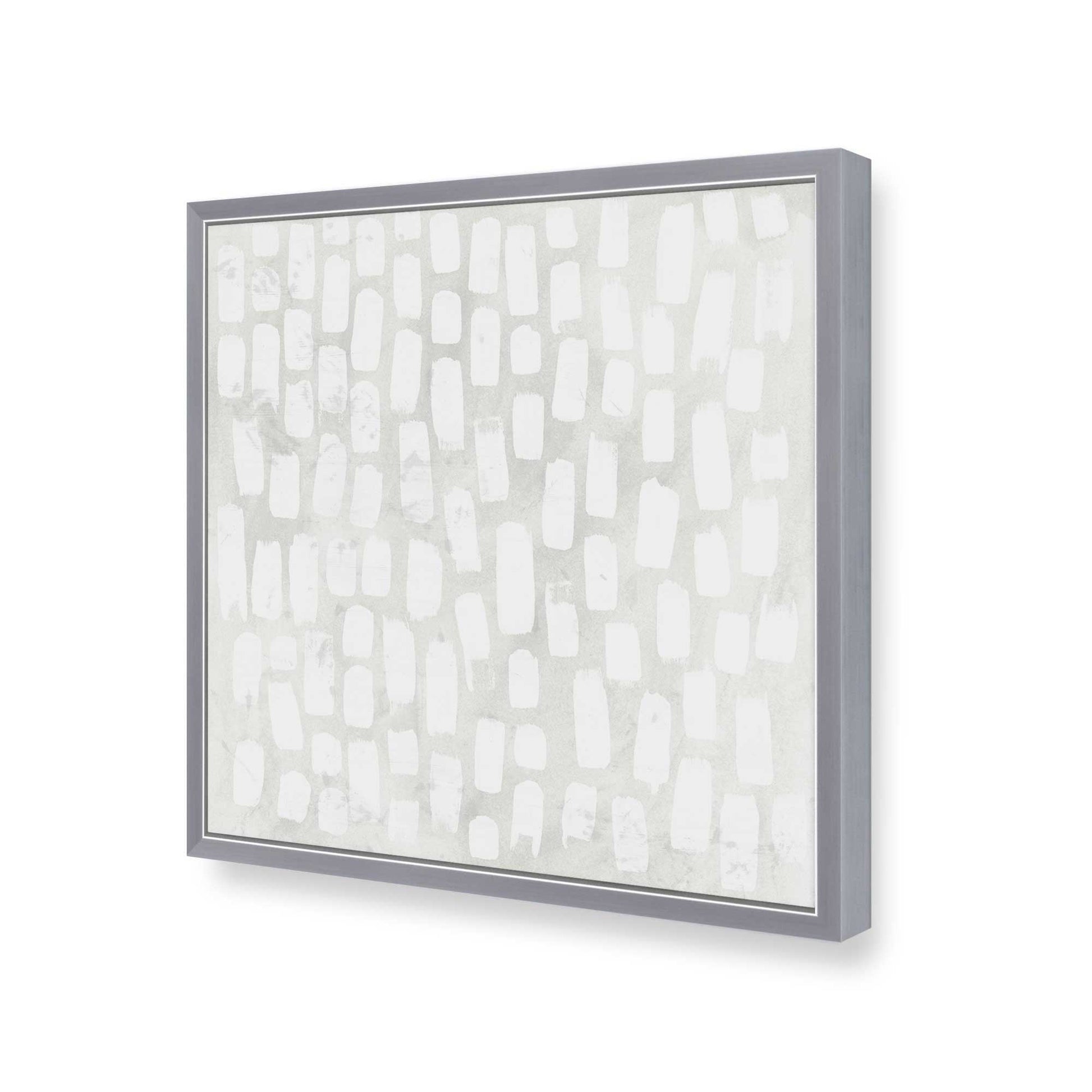 [Color:Polished Chrome], Picture of art in a Polished Chrome frame at an angle