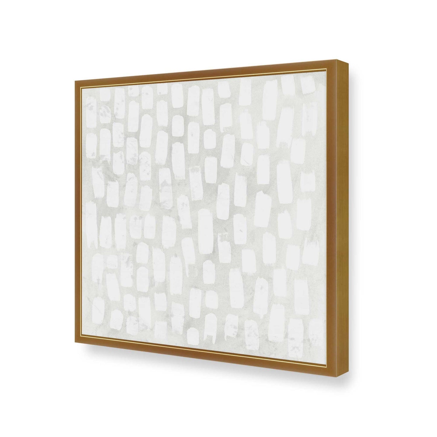 [Color:Polished Gold], Picture of art in a Polished Gold frame at an angle