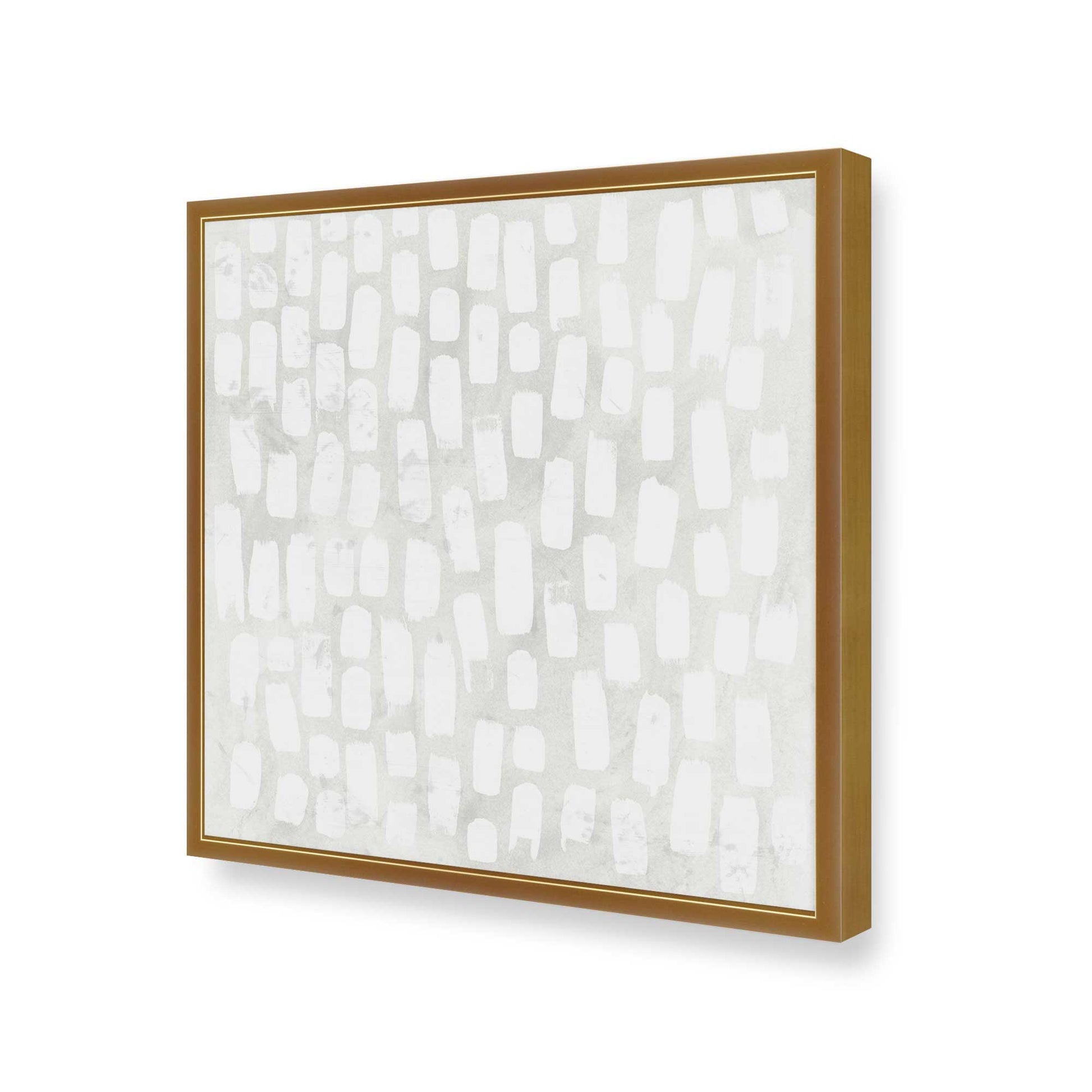 [Color:Polished Gold], Picture of art in a Polished Gold frame at an angle