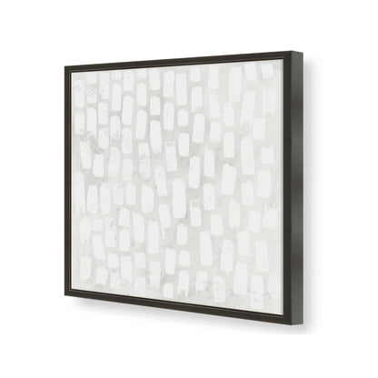 [Color:Satin Black], Picture of art in a Satin Black frame at an angle