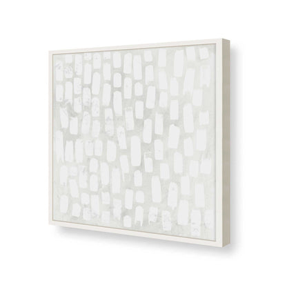 [Color:Opaque White], Picture of art in a Opaque White frame at an angle