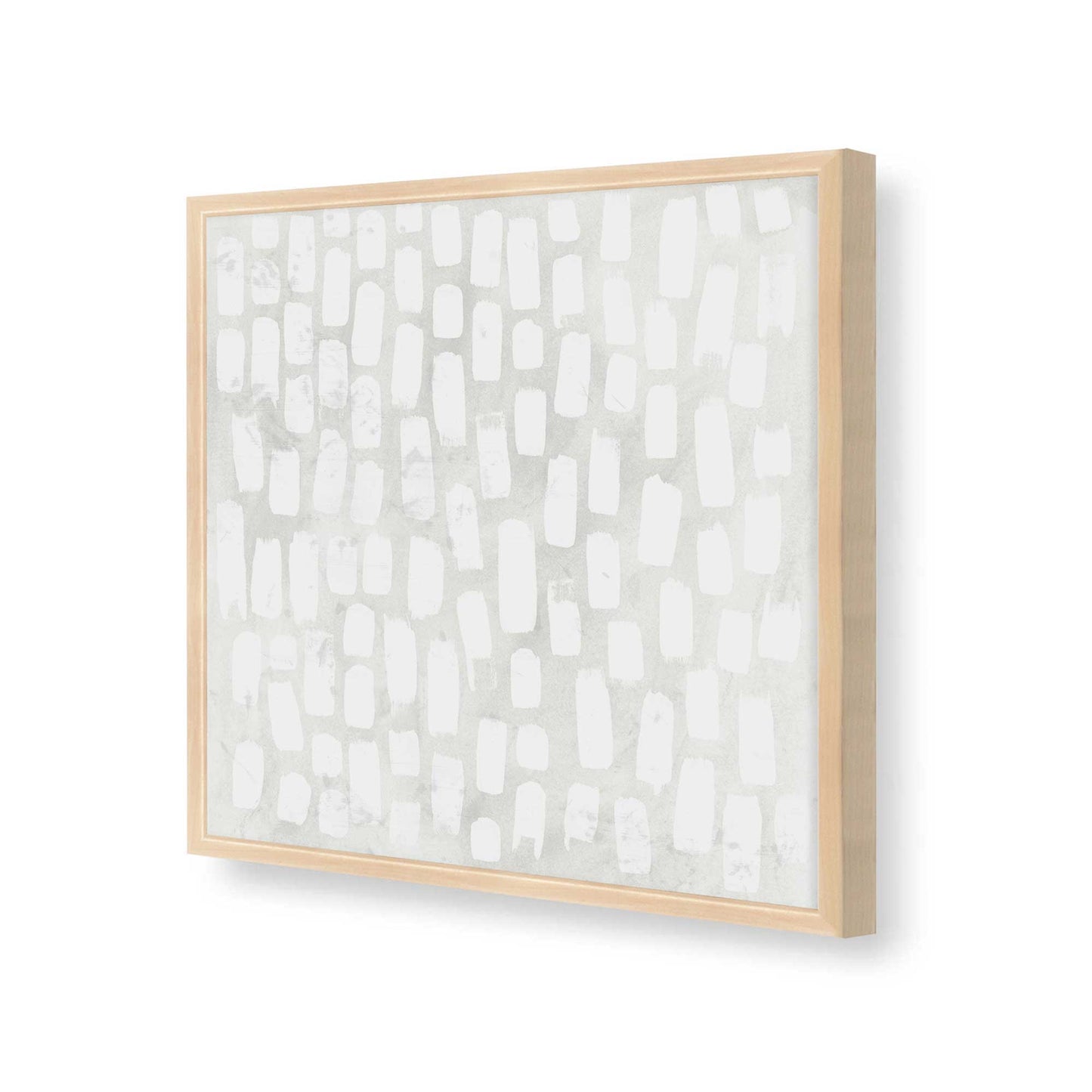 [Color:Raw Maple], Picture of art in a Raw Maple frame at an angle