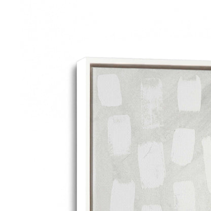 [Color:Opaque White], Picture of art in a White frame at an angle