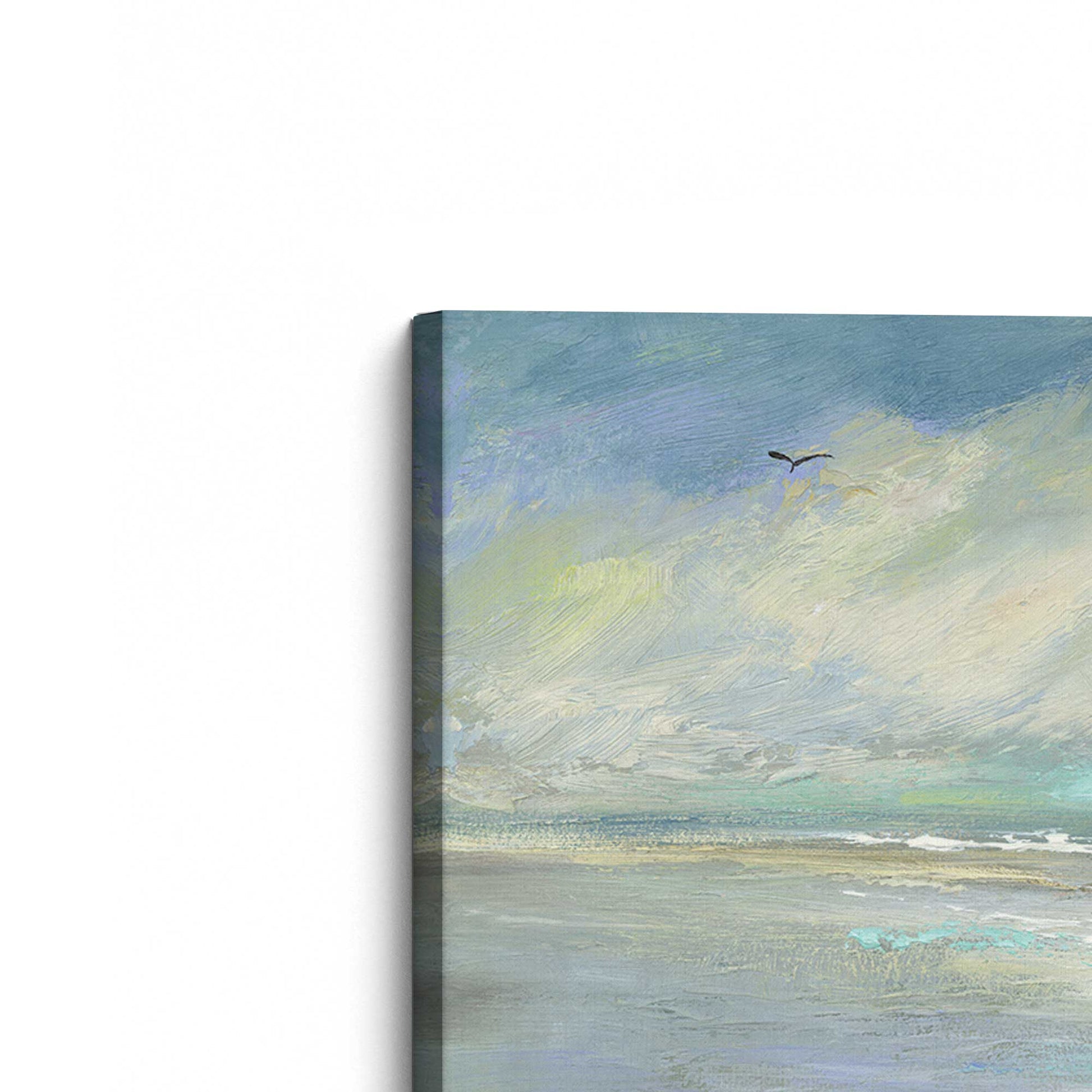 [Color:Stretched Canvas], Picture of the corner of the art