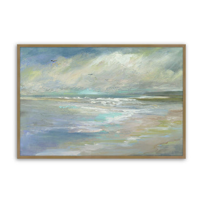 [Color:Brushed Gold], Picture of art in a Brushed Gold frame