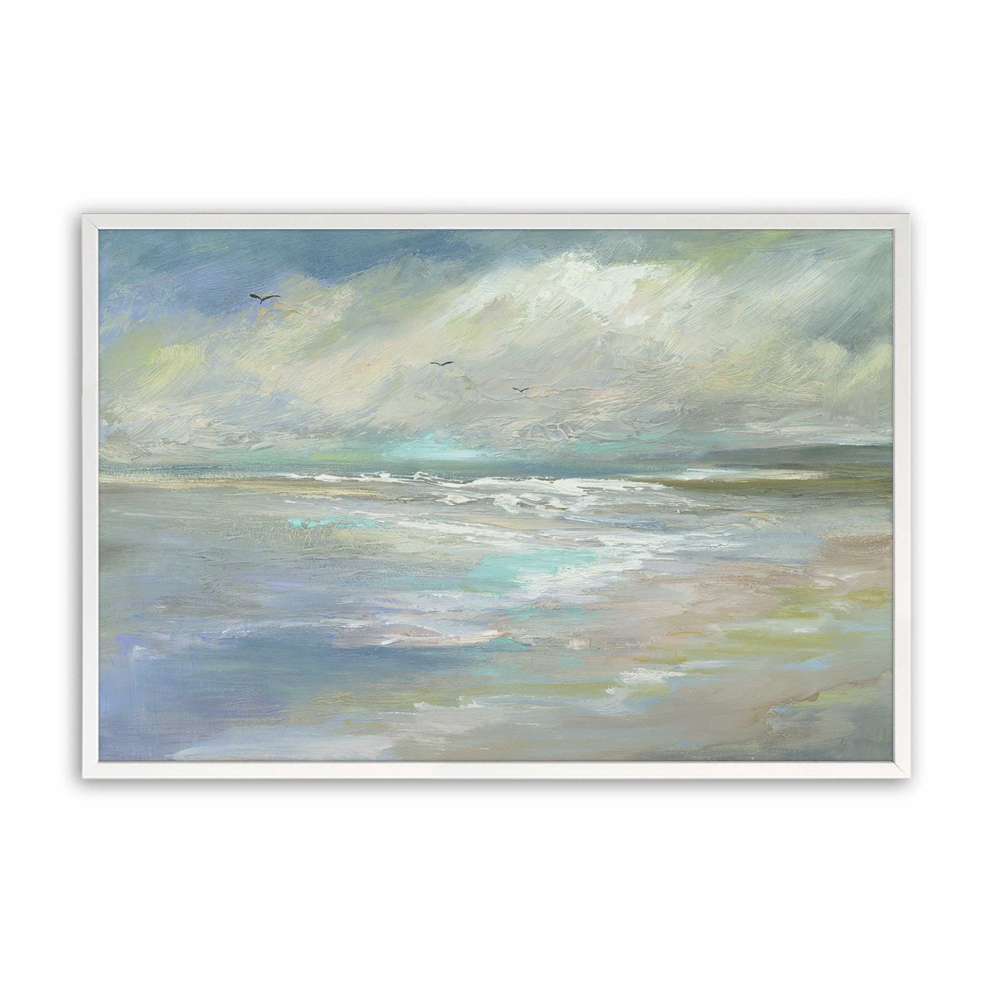 [Color:Opaque White], Picture of art in a Opaque White frame