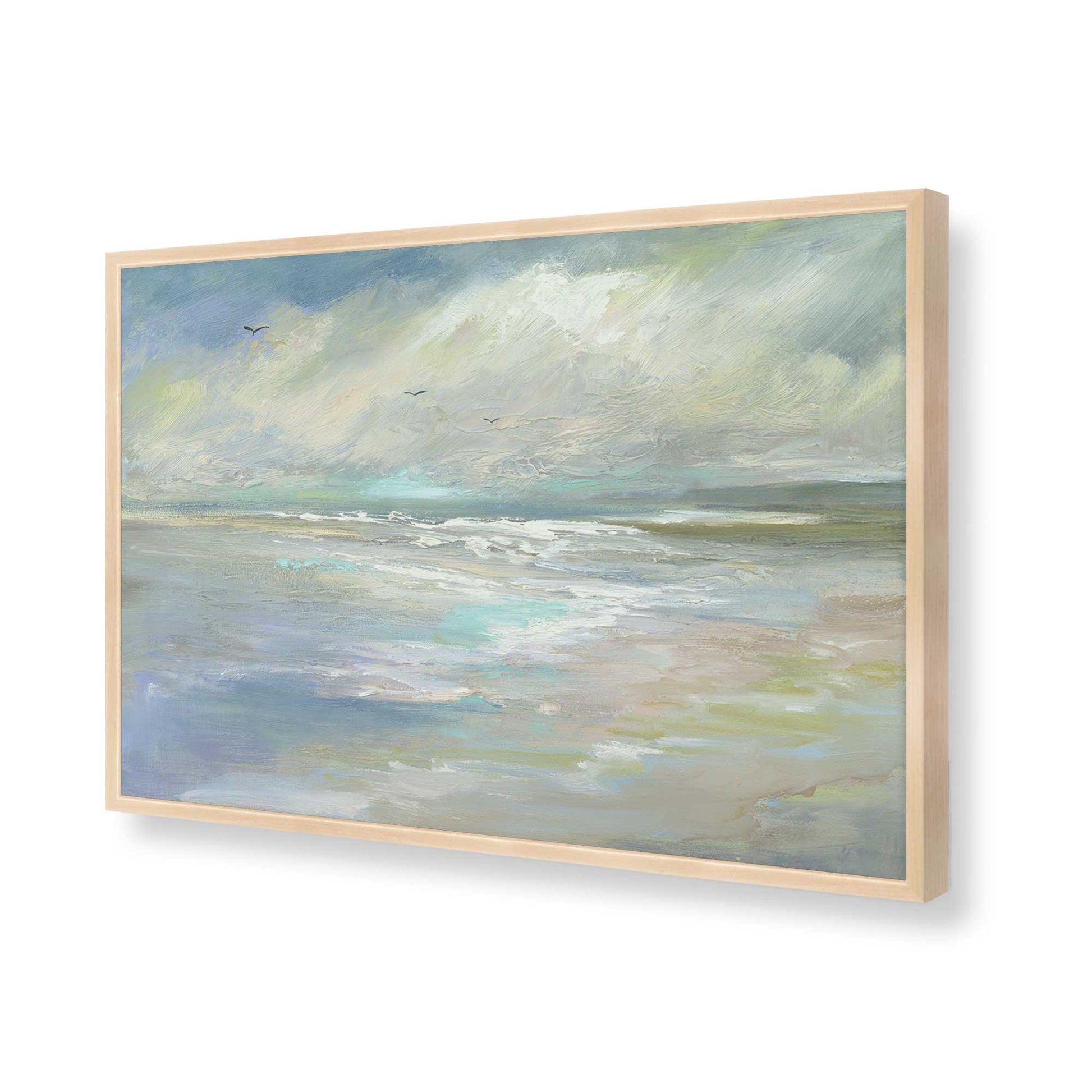 [Color:Raw Maple], Picture of art in a Raw Maple frame of the corner