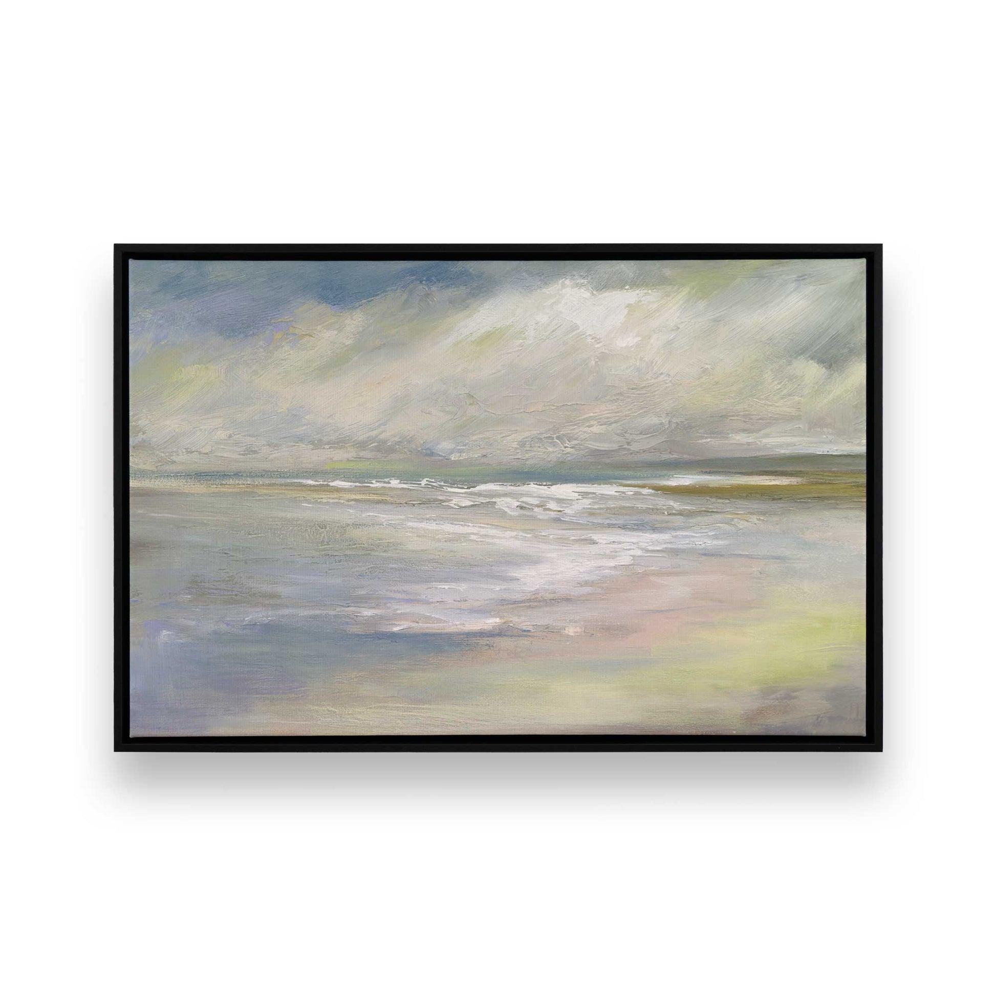 [Color:Satin Black], Picture of art in a Satin Black frame