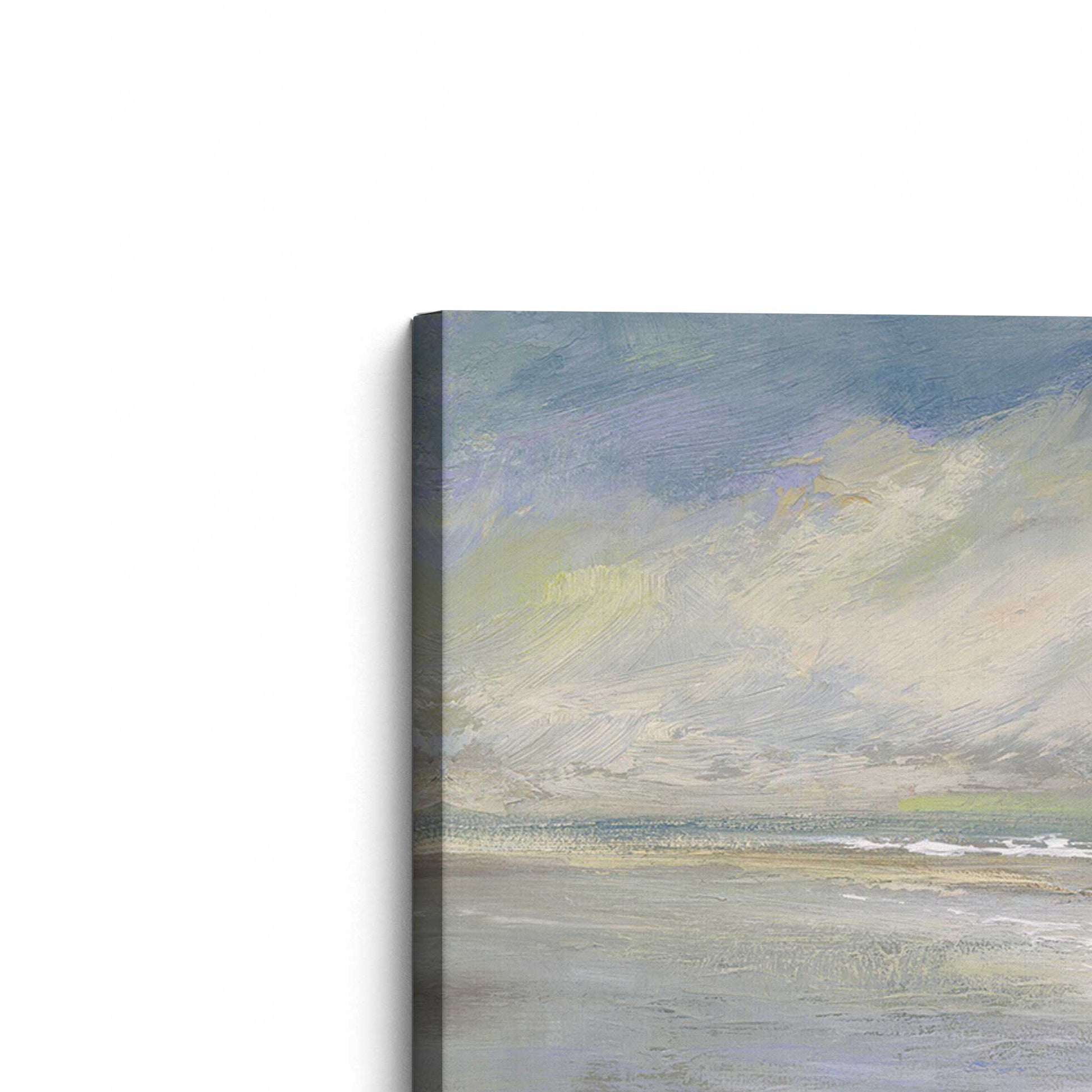 [Color:Stretched Canvas], Picture of the corner of the art