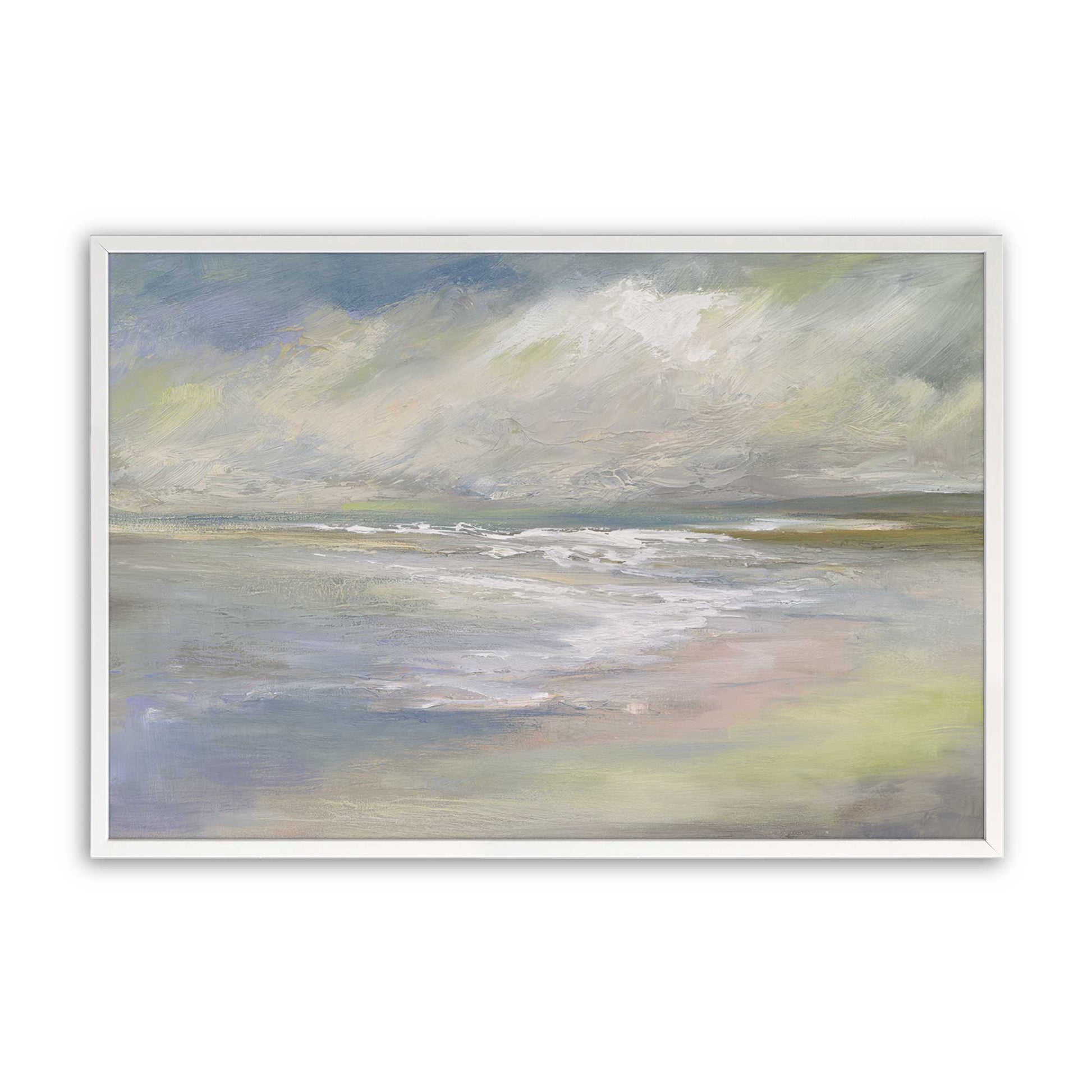 [Color:Opaque White], Picture of art in a Opaque White frame