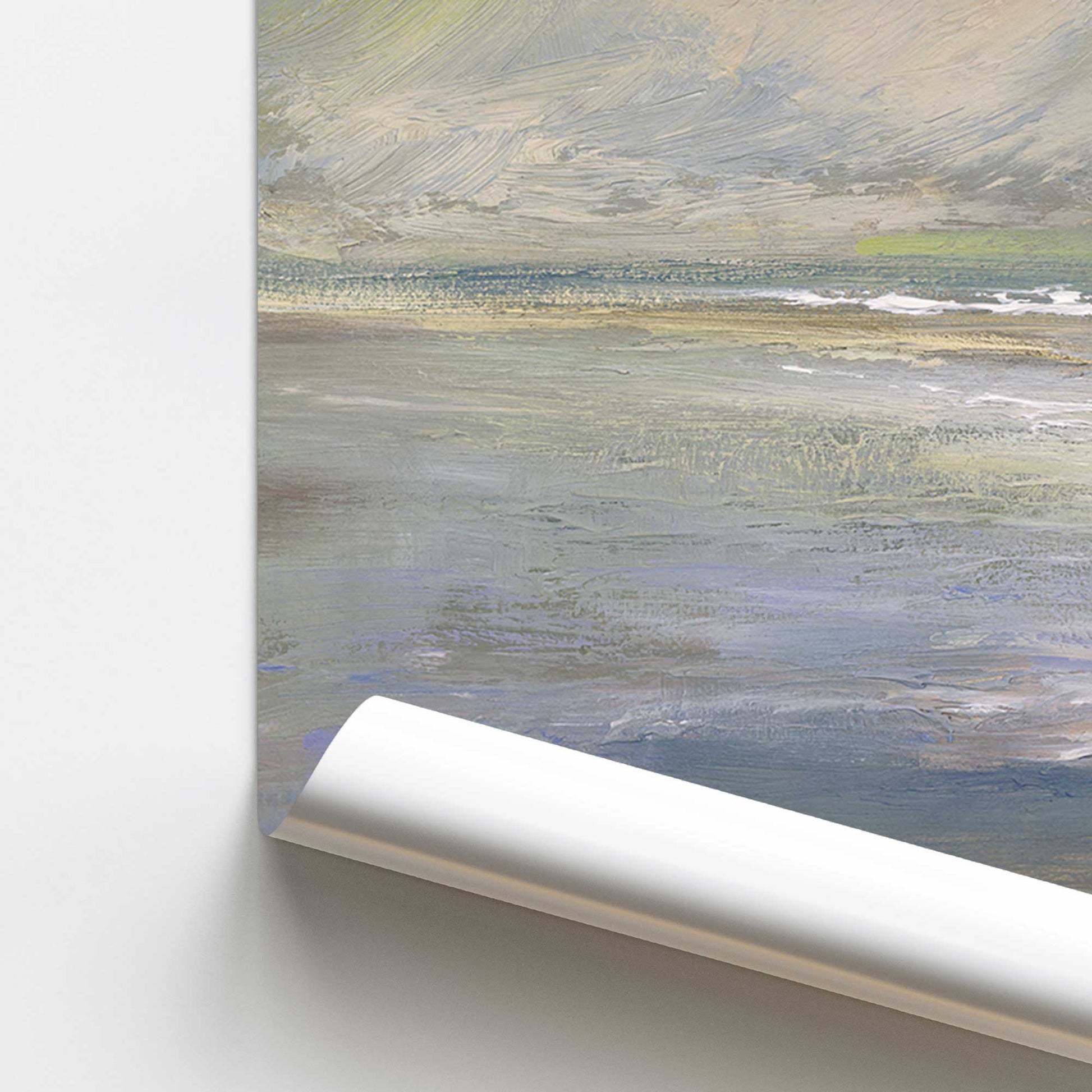 [color:Rolled Print], Picture of close up of art