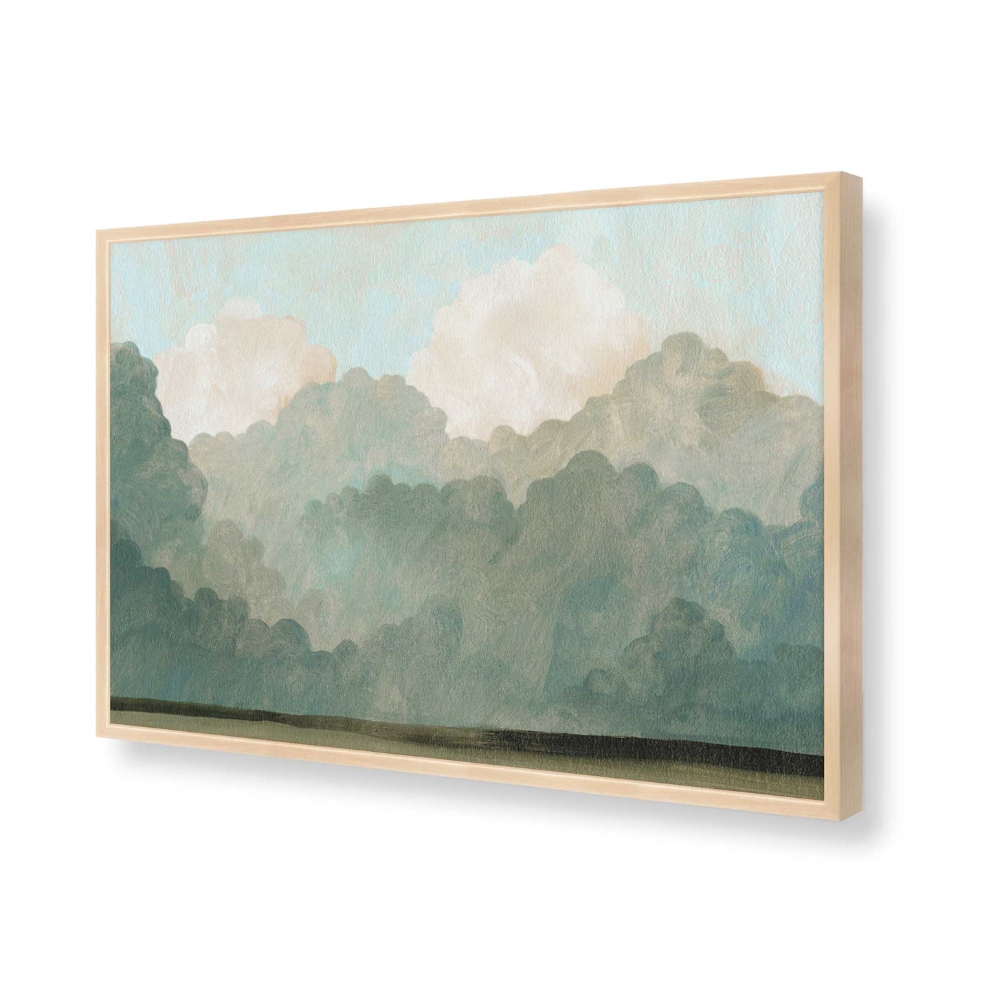[Color:Raw Maple], Picture of art in a Raw Maple frame of the corner