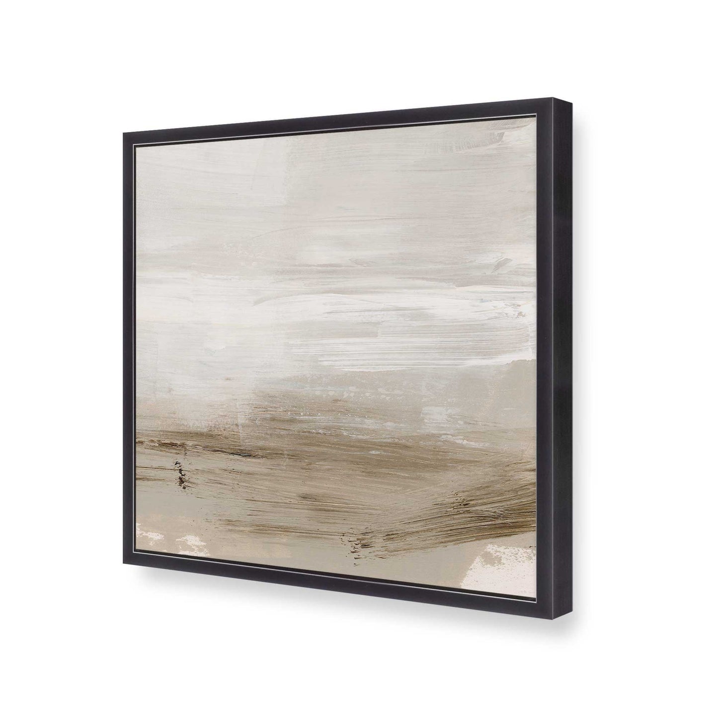 [Color:Weathered Zinc], Picture of art in a Weathered Zinc frame at an angle