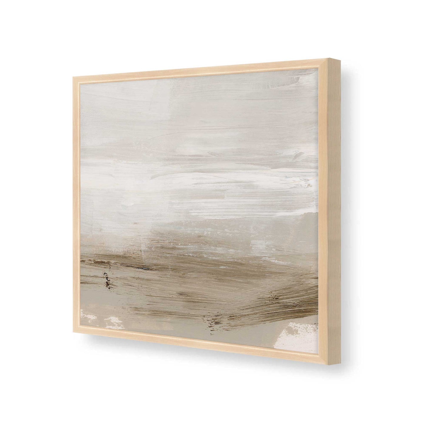 [Color:Raw Maple], Picture of art in a Raw Maple frame at an angle