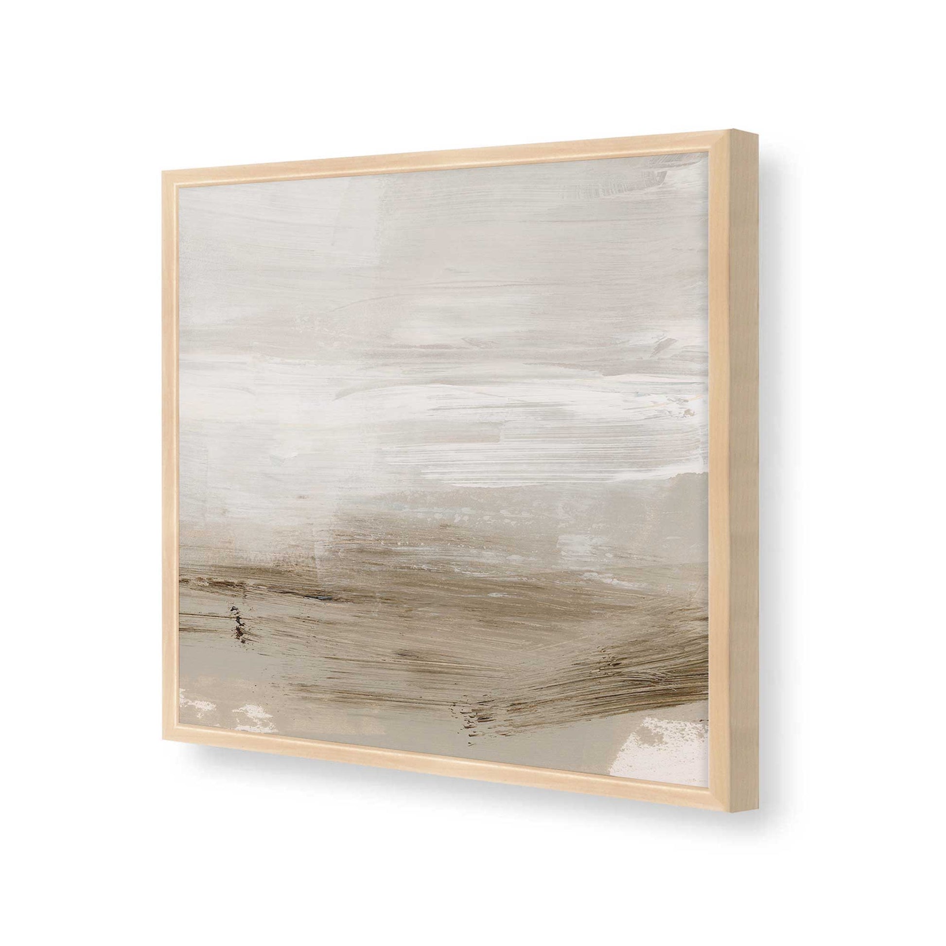 [Color:Raw Maple], Picture of art in a Raw Maple frame at an angle