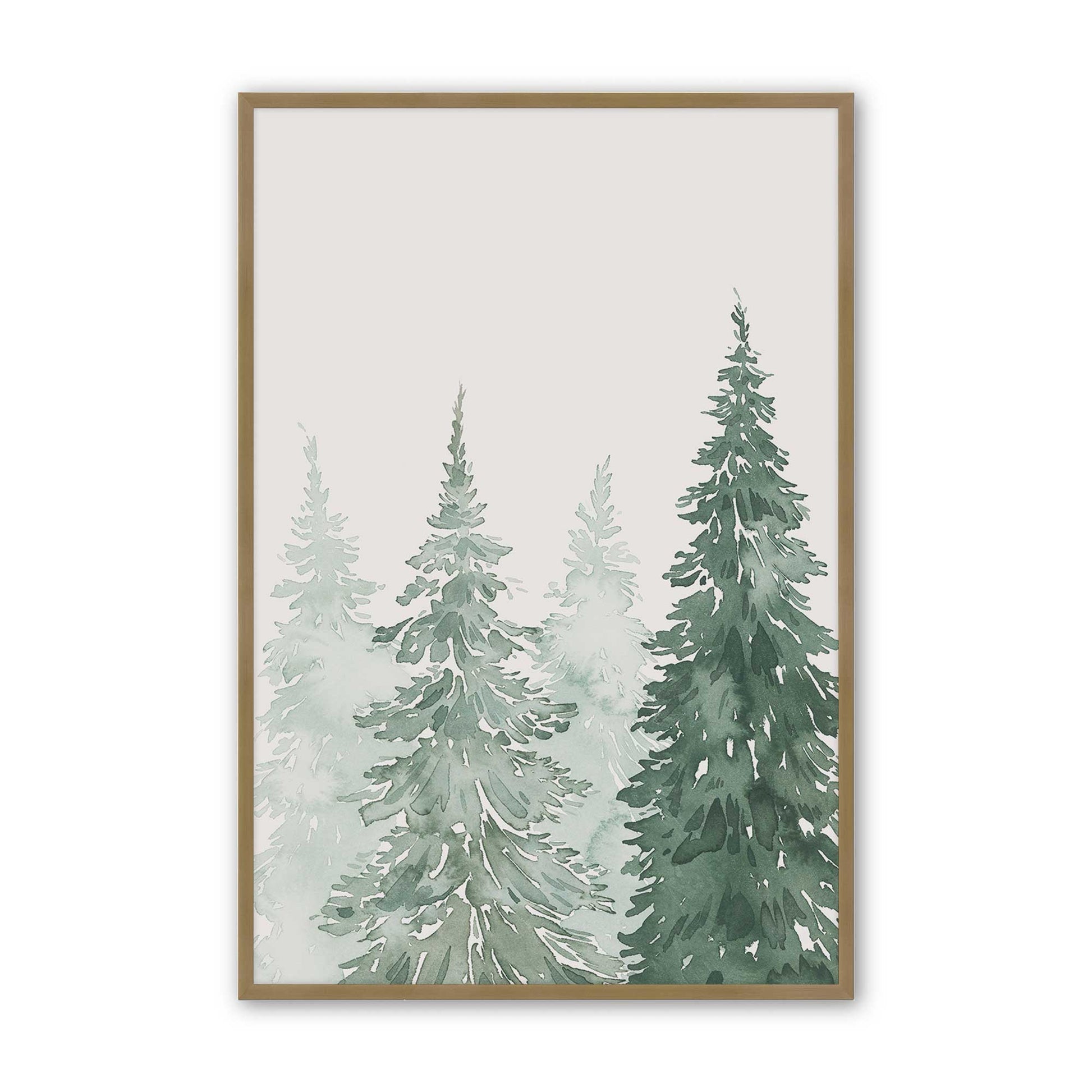 [Color:Brushed Gold], Picture of art in a Brushed Gold frame