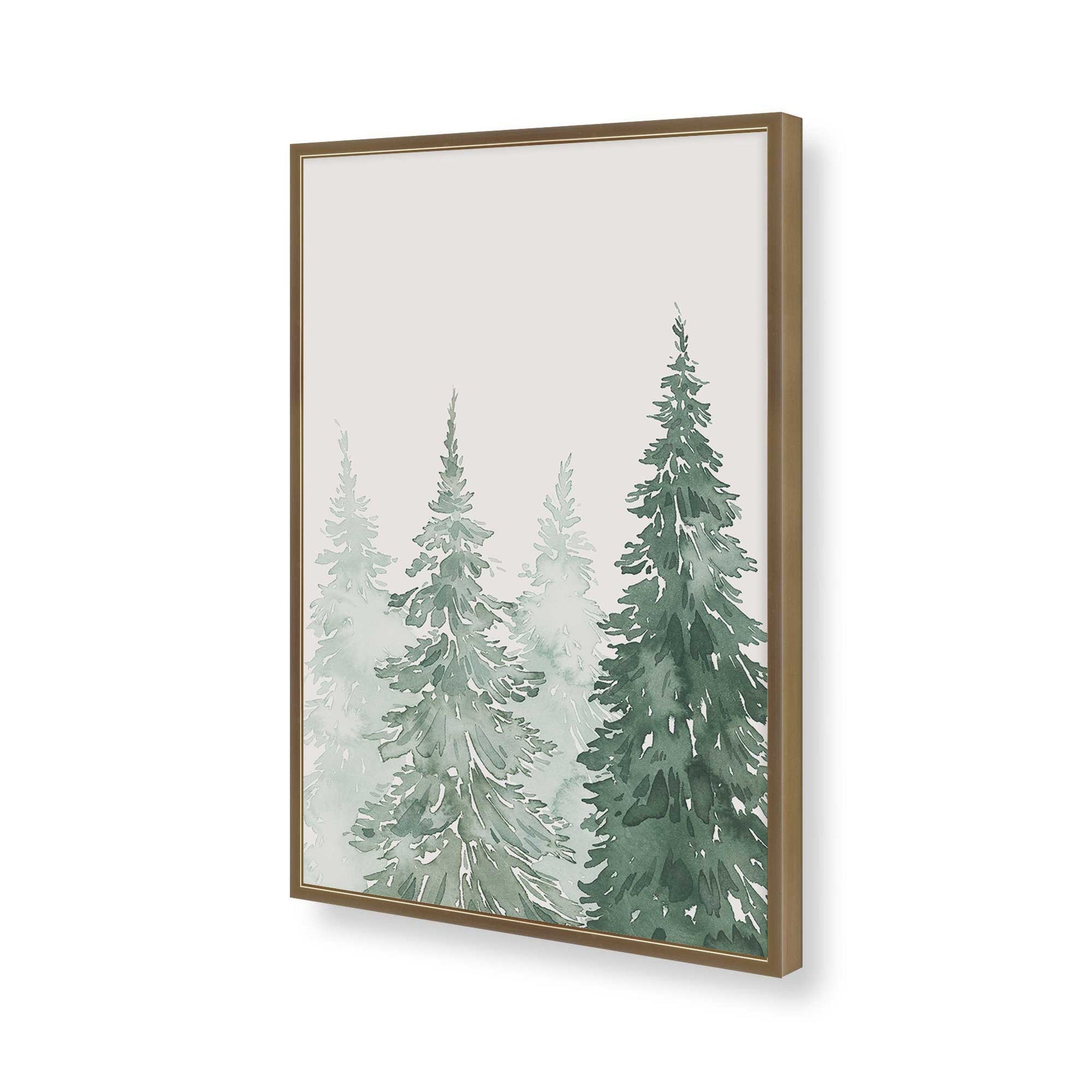 [Color:Brushed Gold], Picture of art in a Brushed Gold frame of the corner