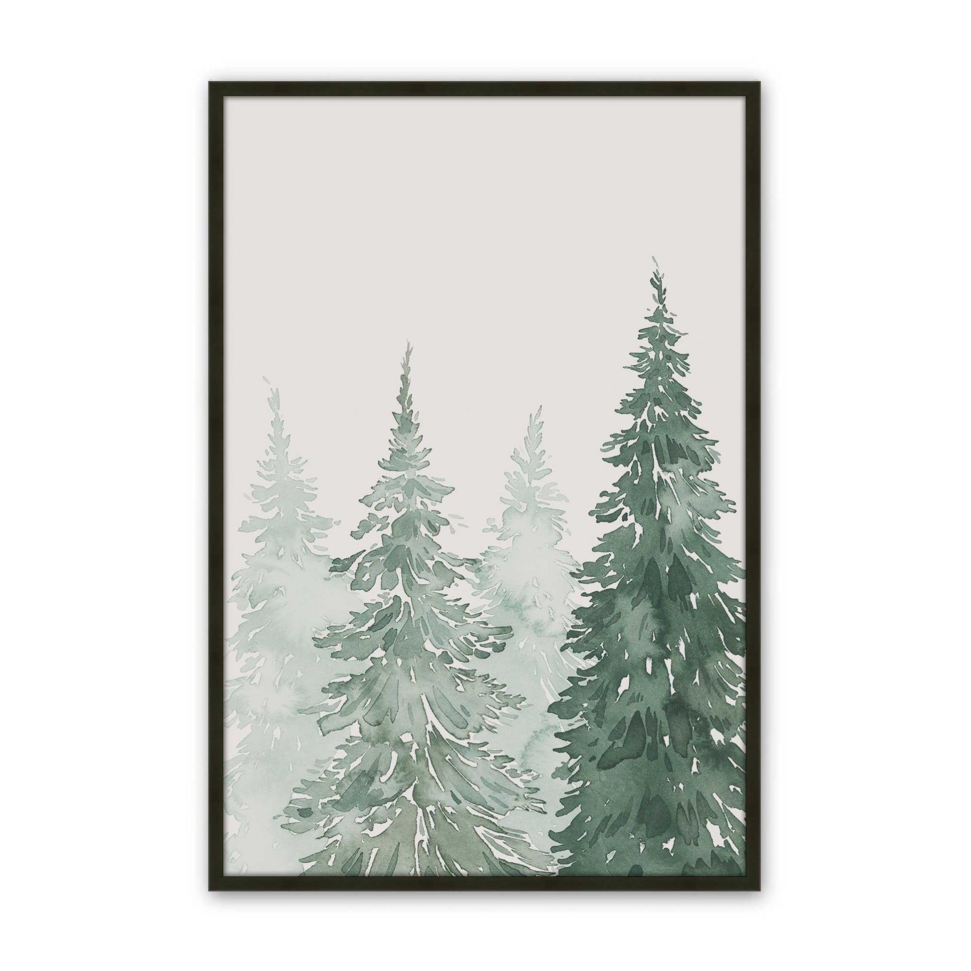 [Color:Satin Black], Picture of art in a Satin Black frame
