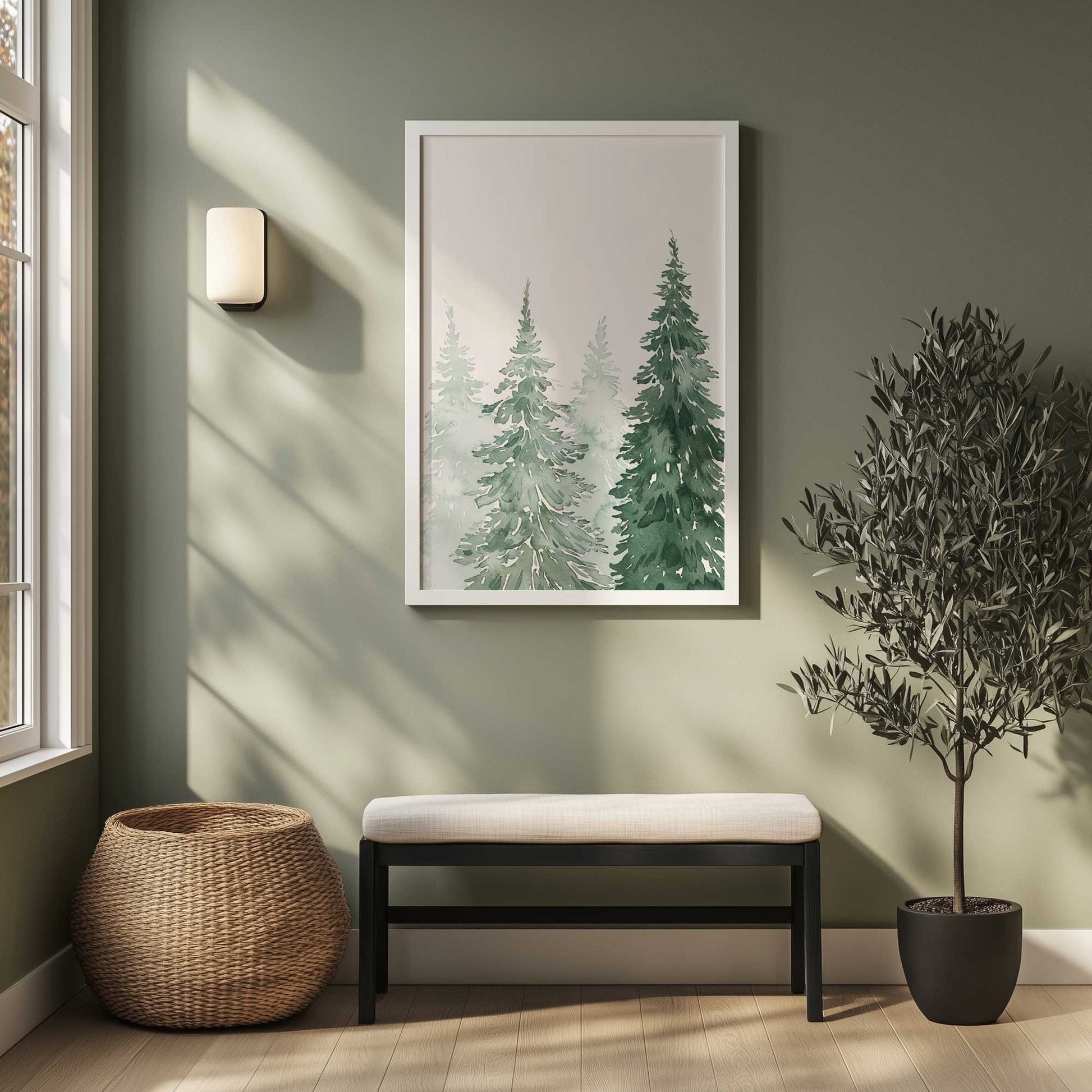 Picture of art in a room