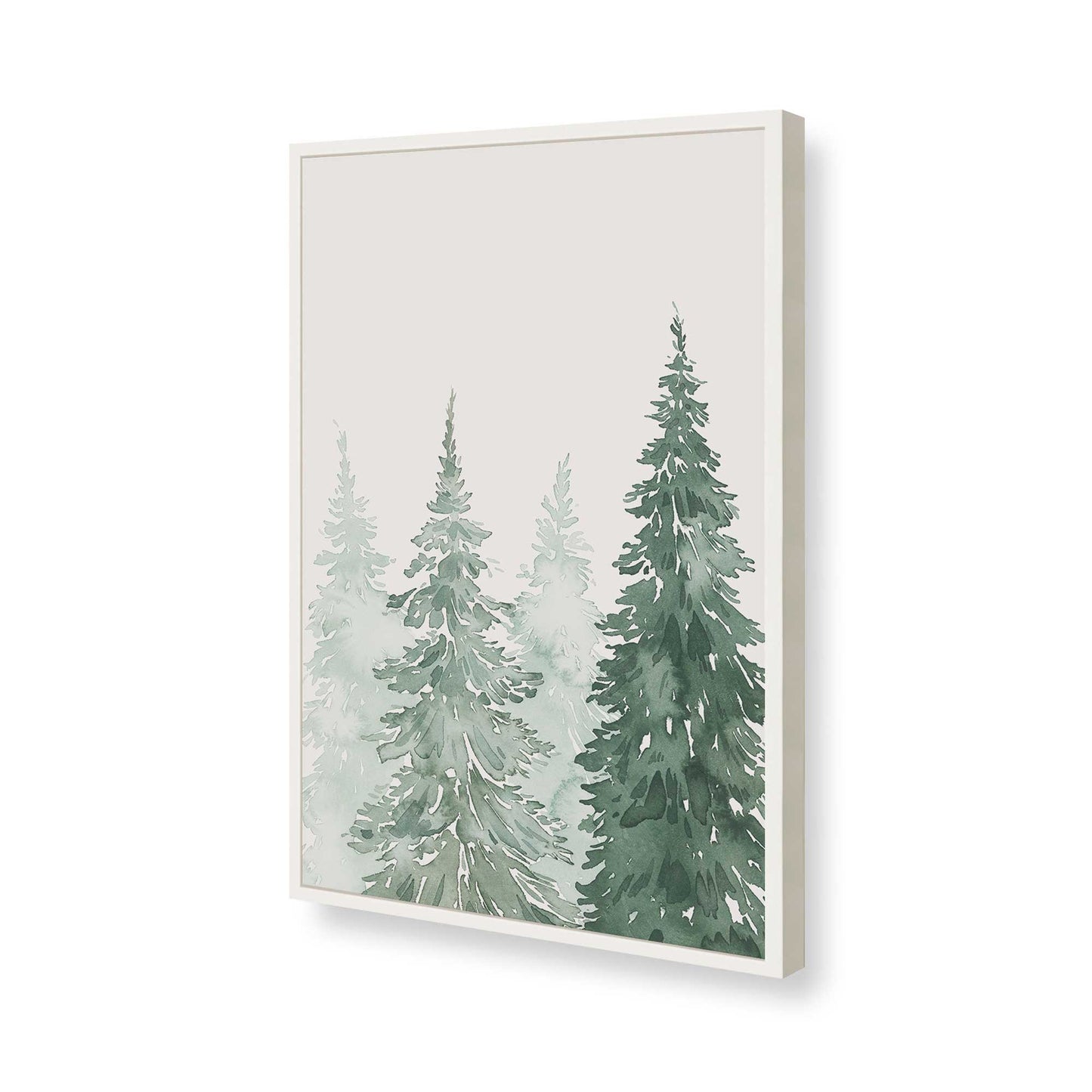 [Color:Opaque White], Picture of art in a Opaque White frame of the corner