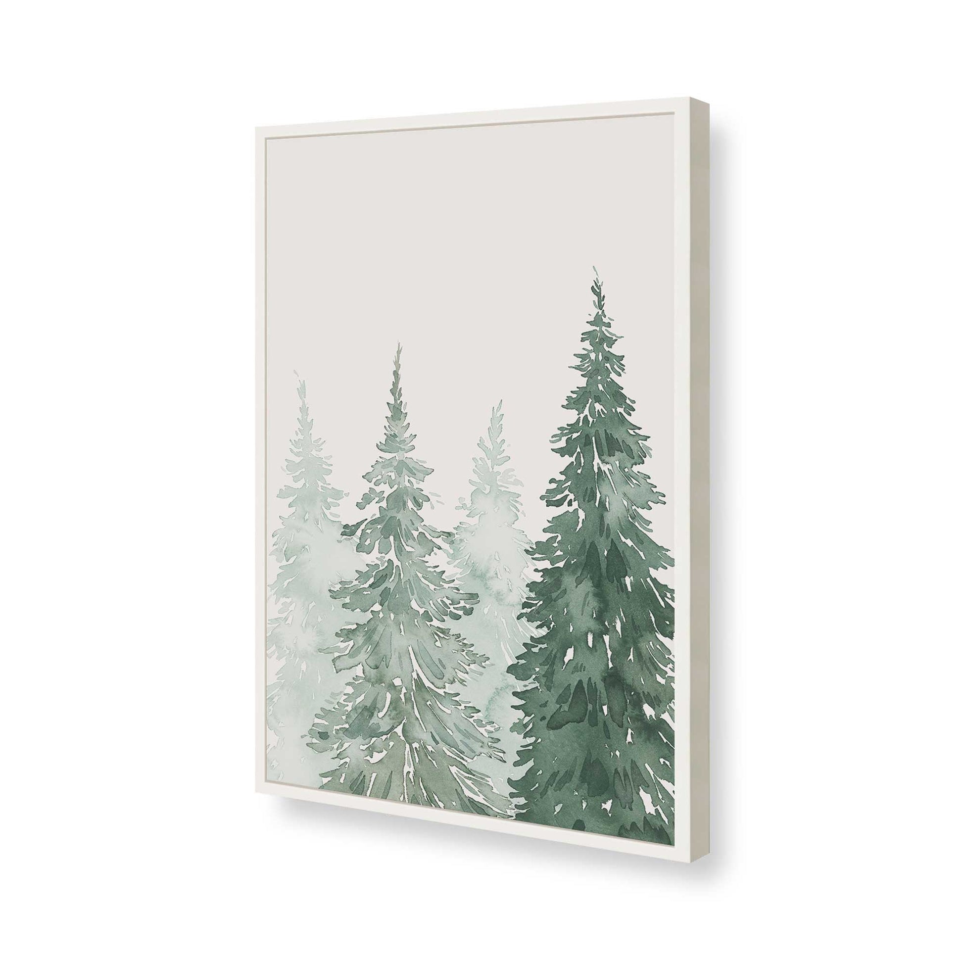 [Color:Opaque White], Picture of art in a Opaque White frame of the corner