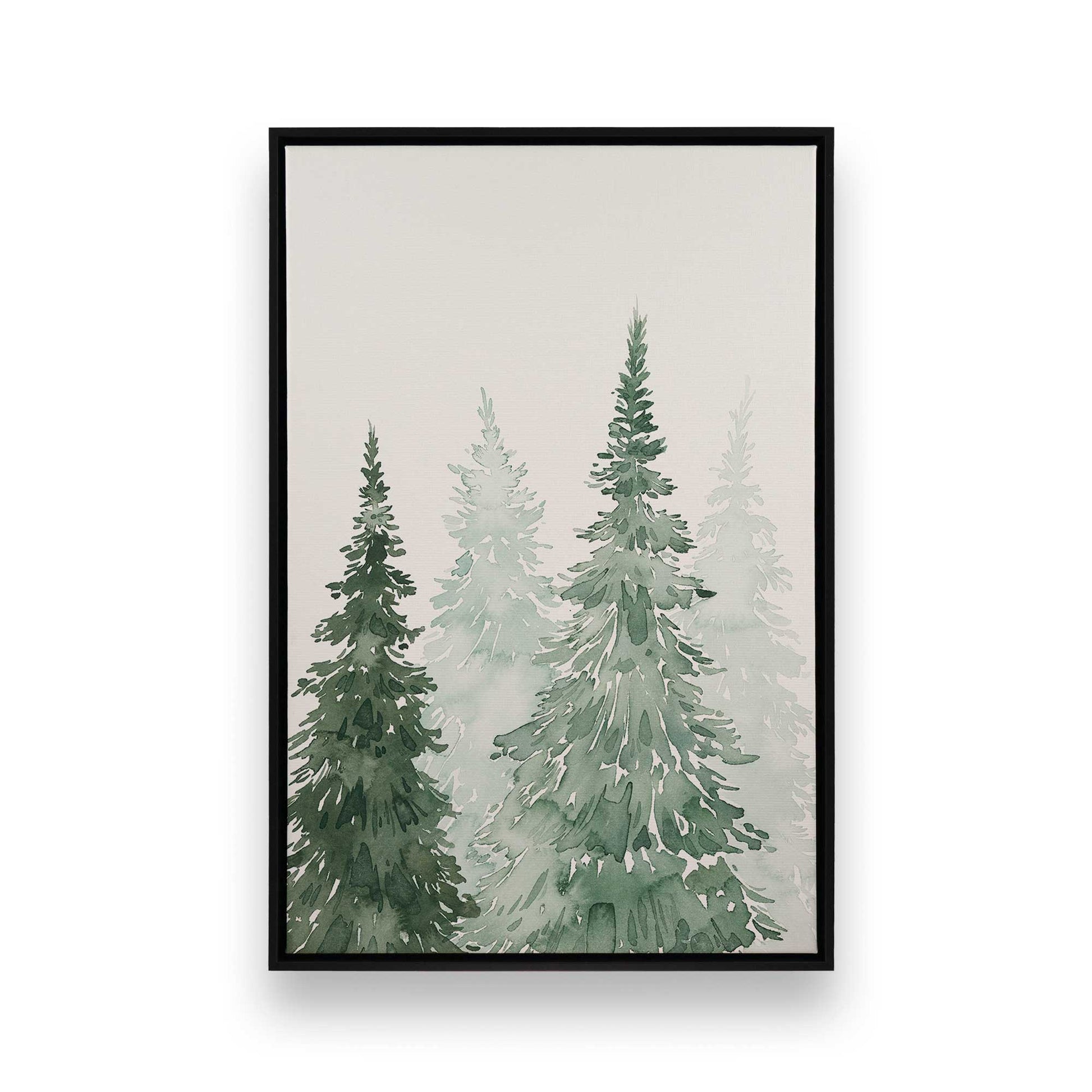 [Color:Satin Black], Picture of art in a Satin Black frame