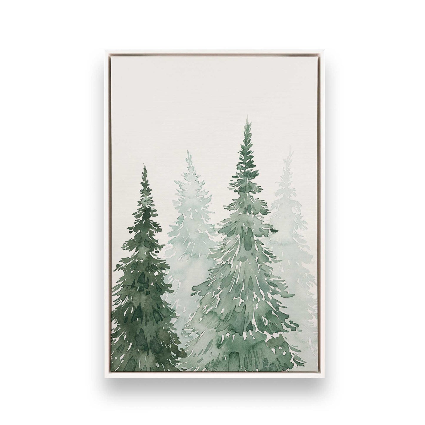 [Color:Opaque White], Picture of art in a White frame