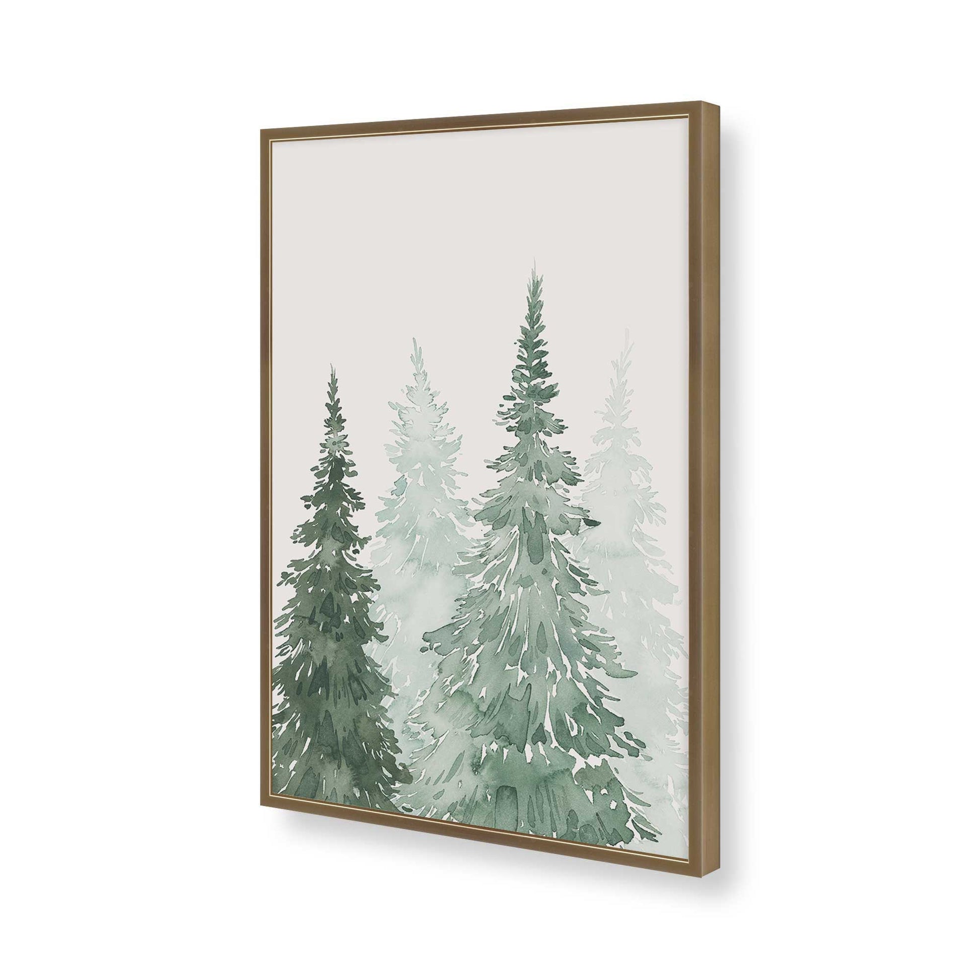 [Color:Brushed Gold], Picture of art in a Brushed Gold frame of the corner