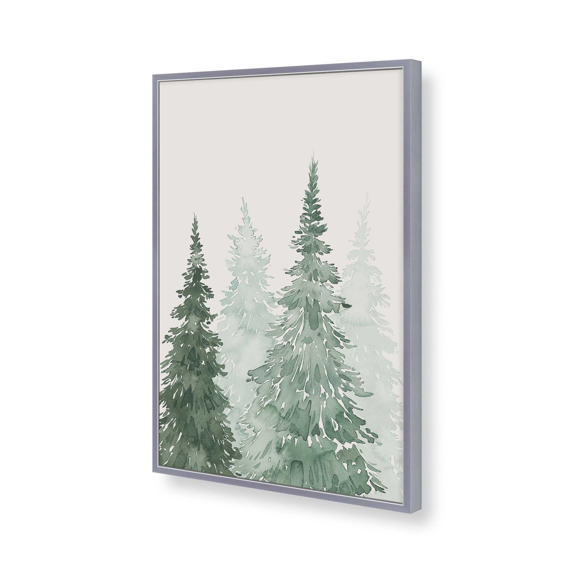 [Color:Polished Chrome], Picture of art in a Polished Chrome frame of the corner