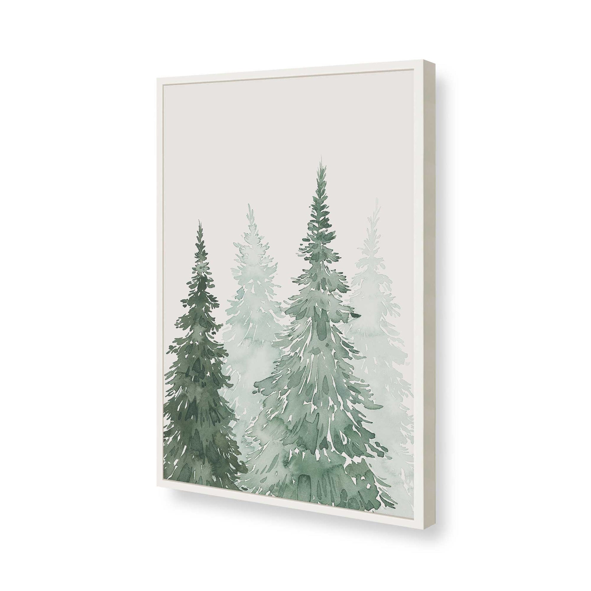 [Color:Opaque White], Picture of art in a Opaque White frame of the corner