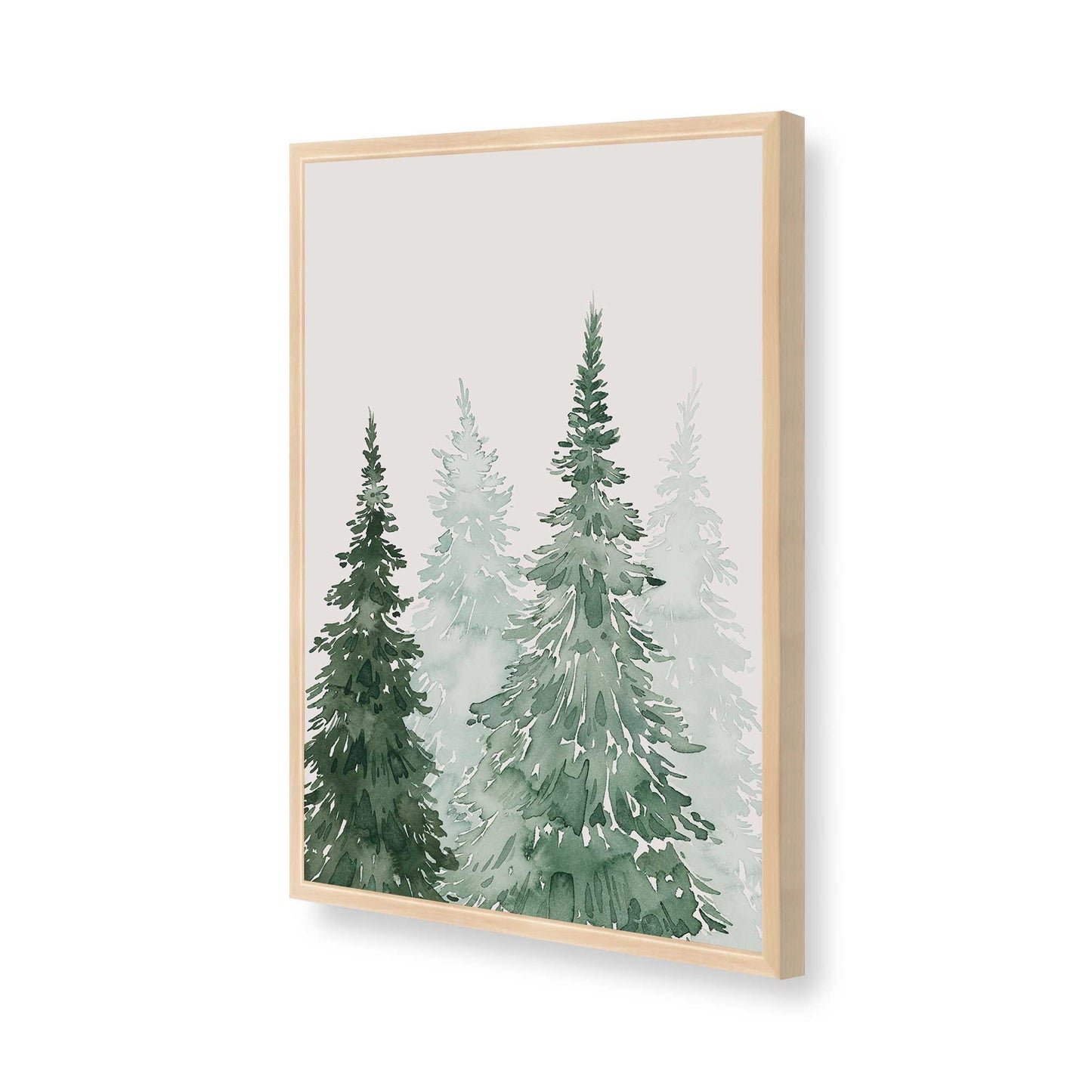 [Color:Raw Maple], Picture of art in a Raw Maple frame of the corner