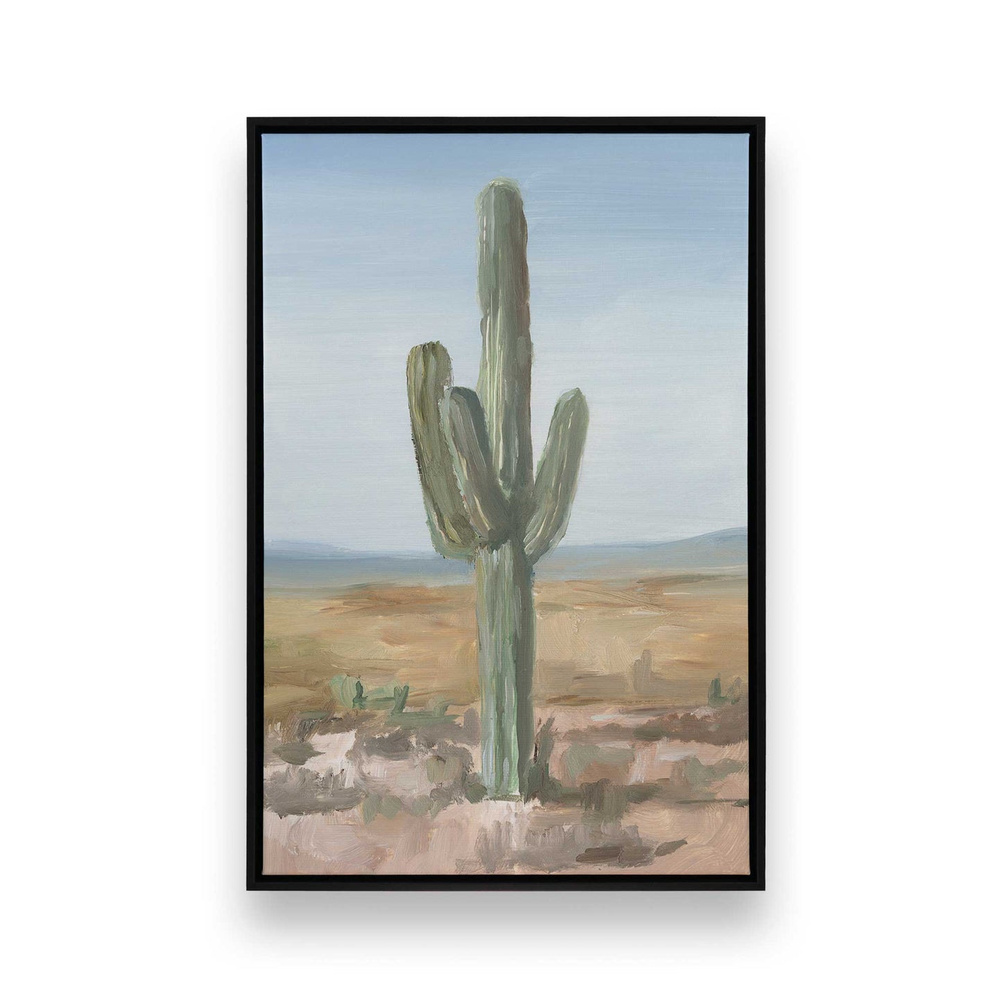 [Color:Satin Black], Picture of art in a Satin Black frame